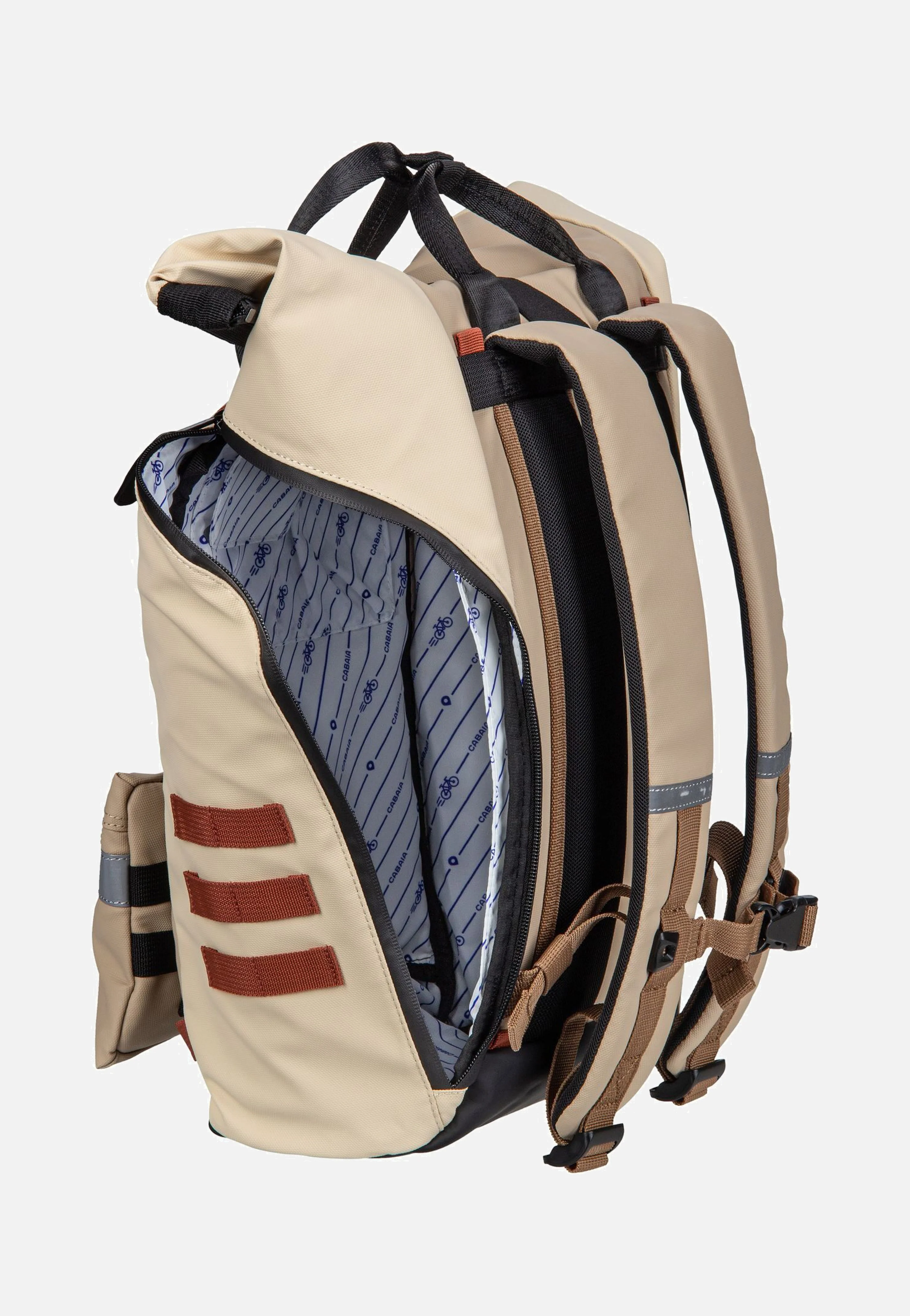 Explorer Recycled Oxford Medium Cap Brenton - Rolltop Rucksack - Image 4