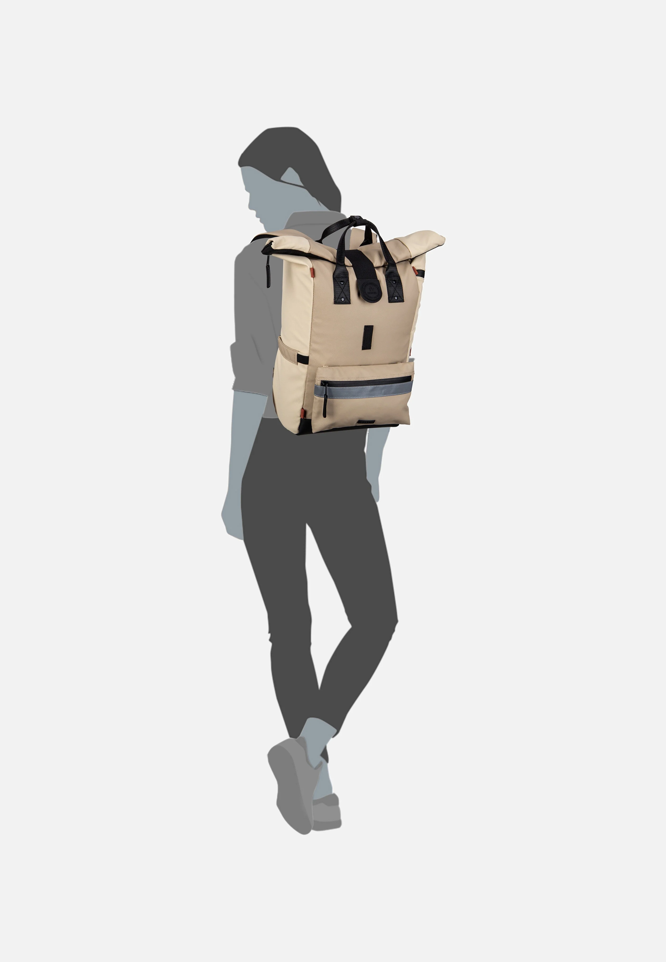 Explorer Recycled Oxford Medium Cap Brenton - Rolltop Rucksack - Image 7