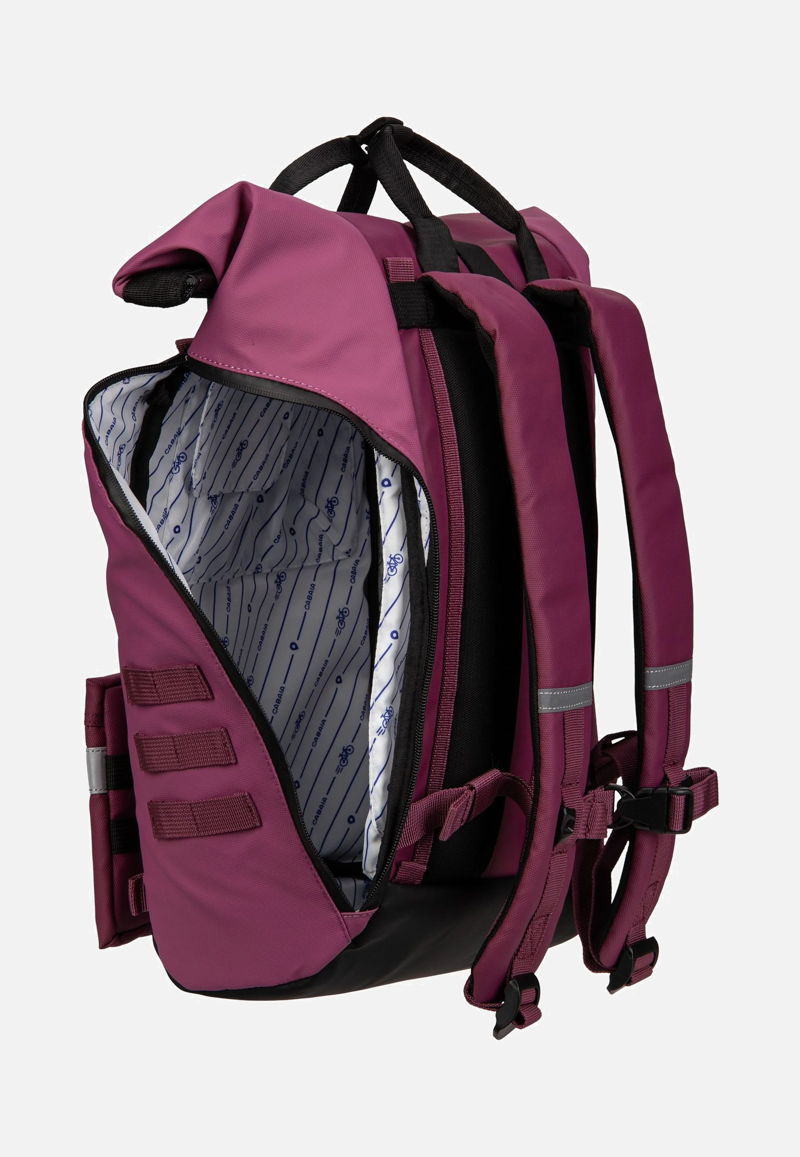 Explorer Recycled Oxford Medium Manarola - Rolltop Rucksack - Image 3