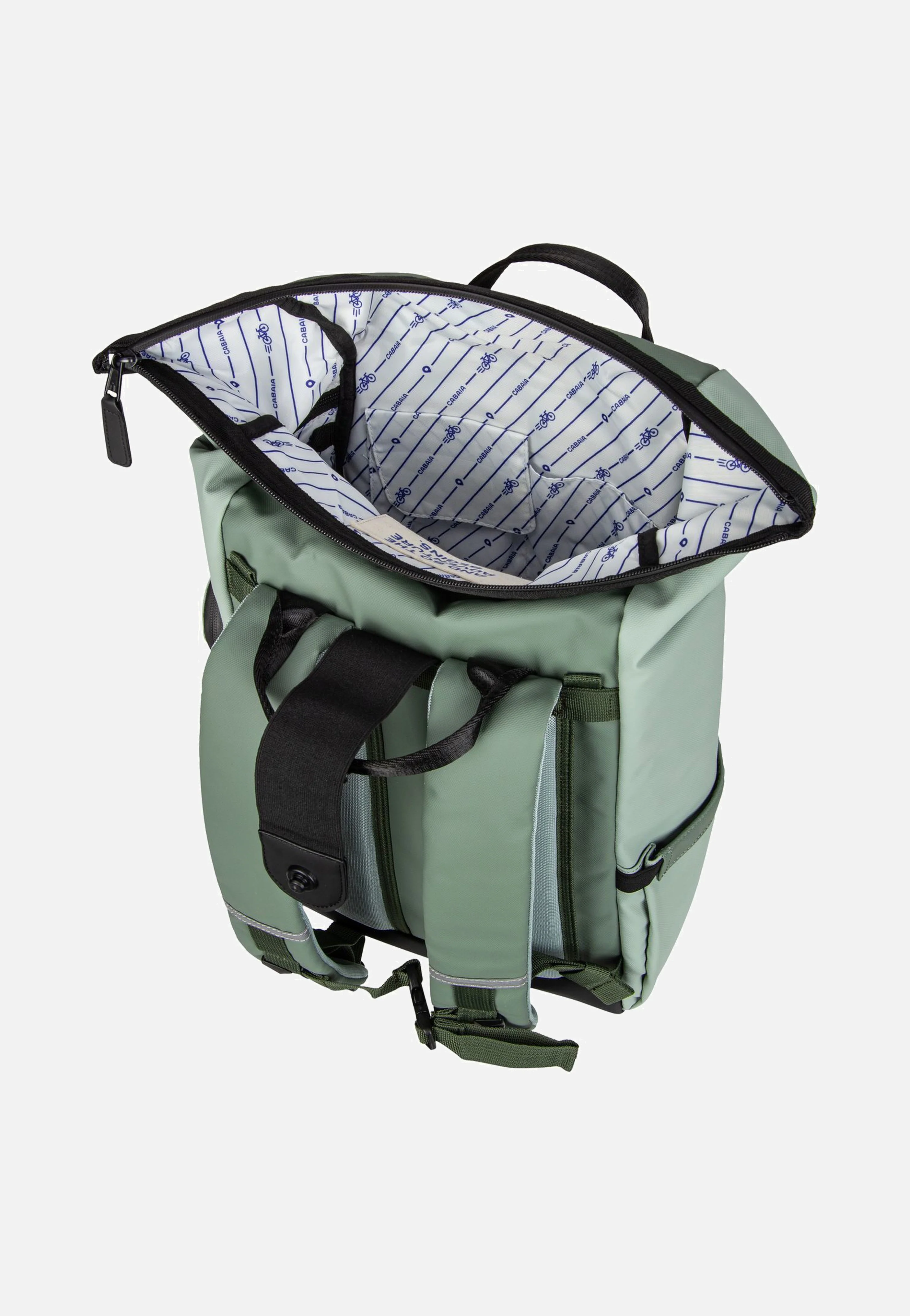 Explorer Recycled Oxford Medium Menton - Rolltop Rucksack - Image 3