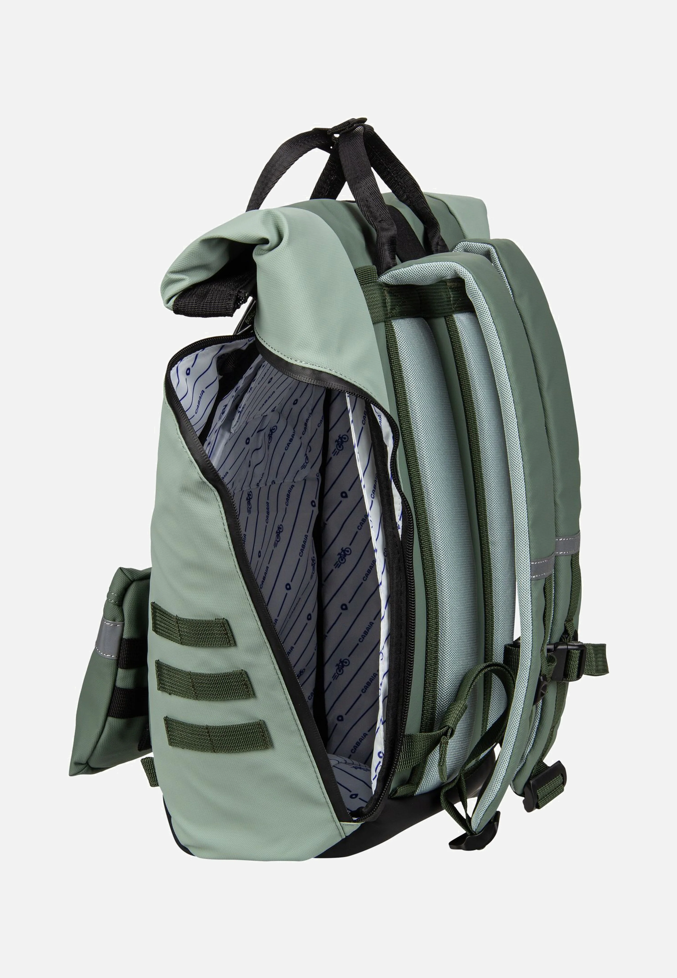 Explorer Recycled Oxford Medium Menton - Rolltop Rucksack - Image 4