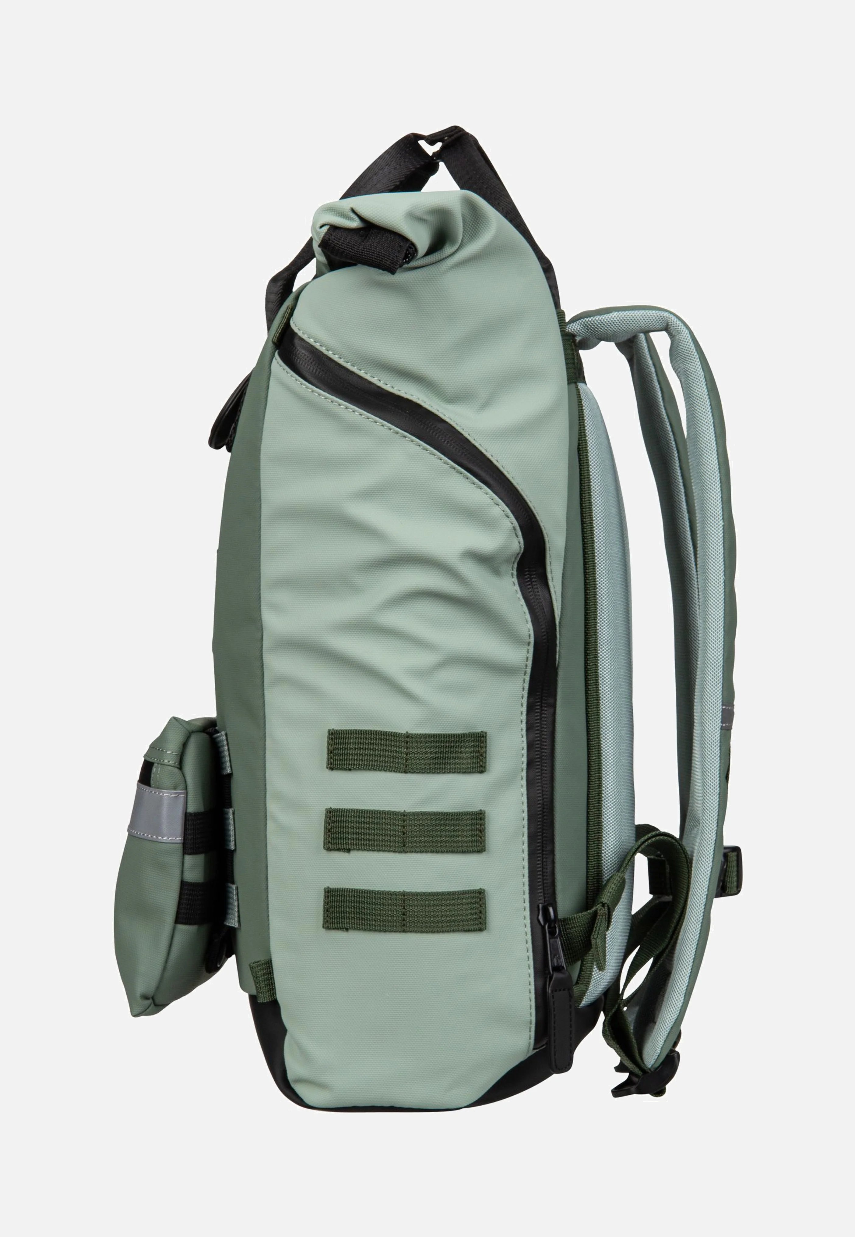 Explorer Recycled Oxford Medium Menton - Rolltop Rucksack - Image 6