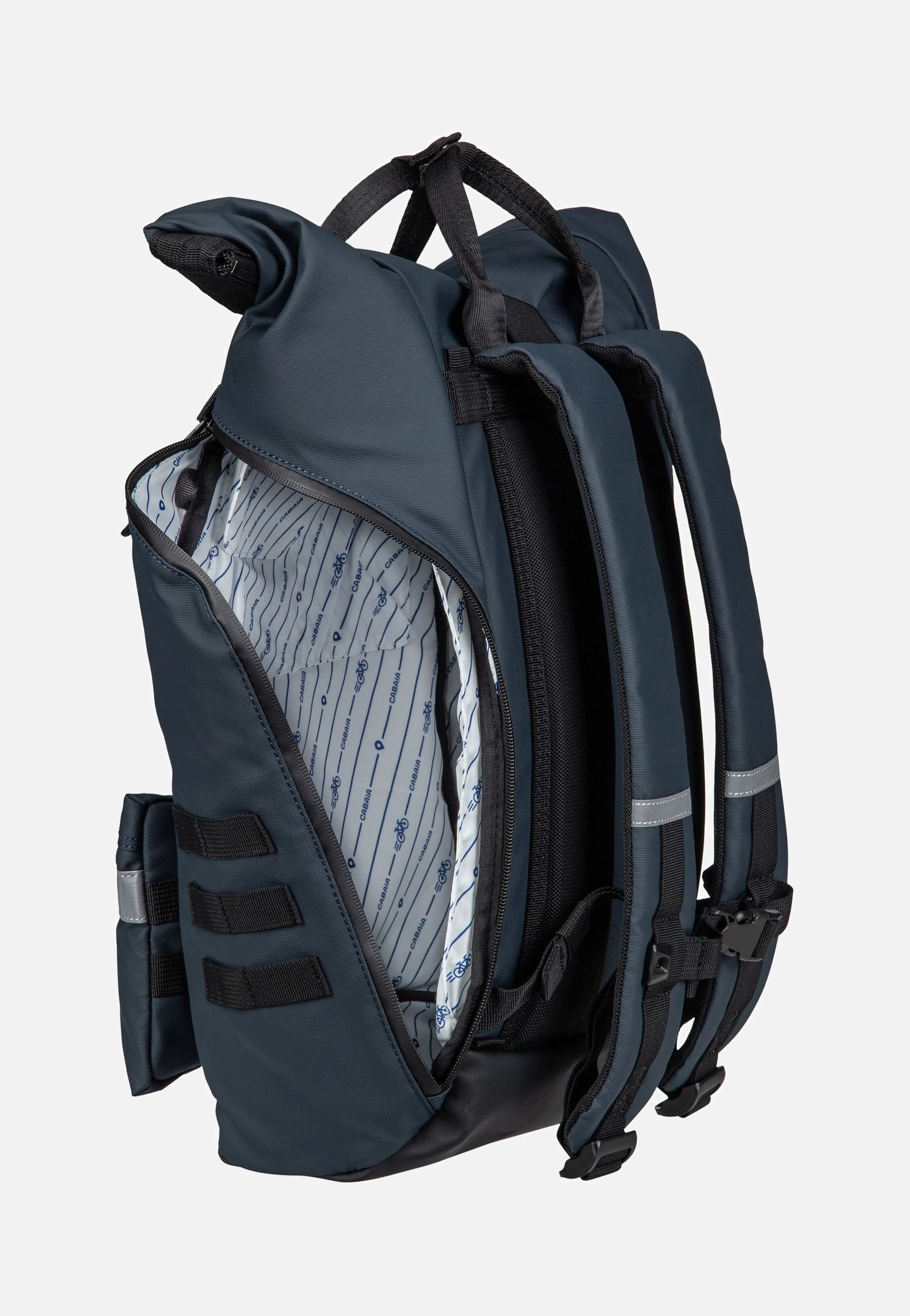 Explorer Recycled Oxford Medium Tangier - Rolltop Rucksack - Image 4