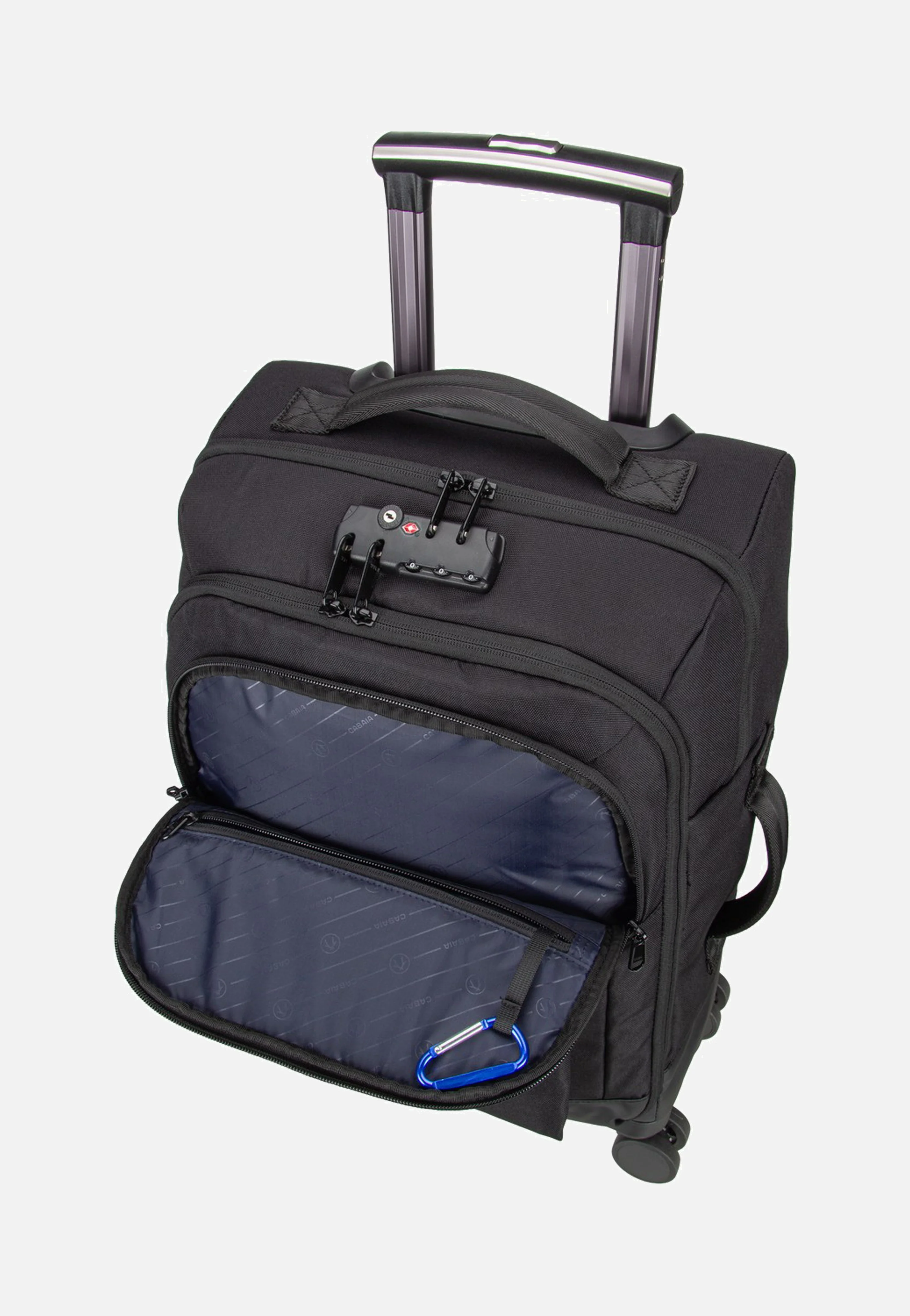 Soft Suitcase 4 Wheels Small Berlin - Koffer - Image 4