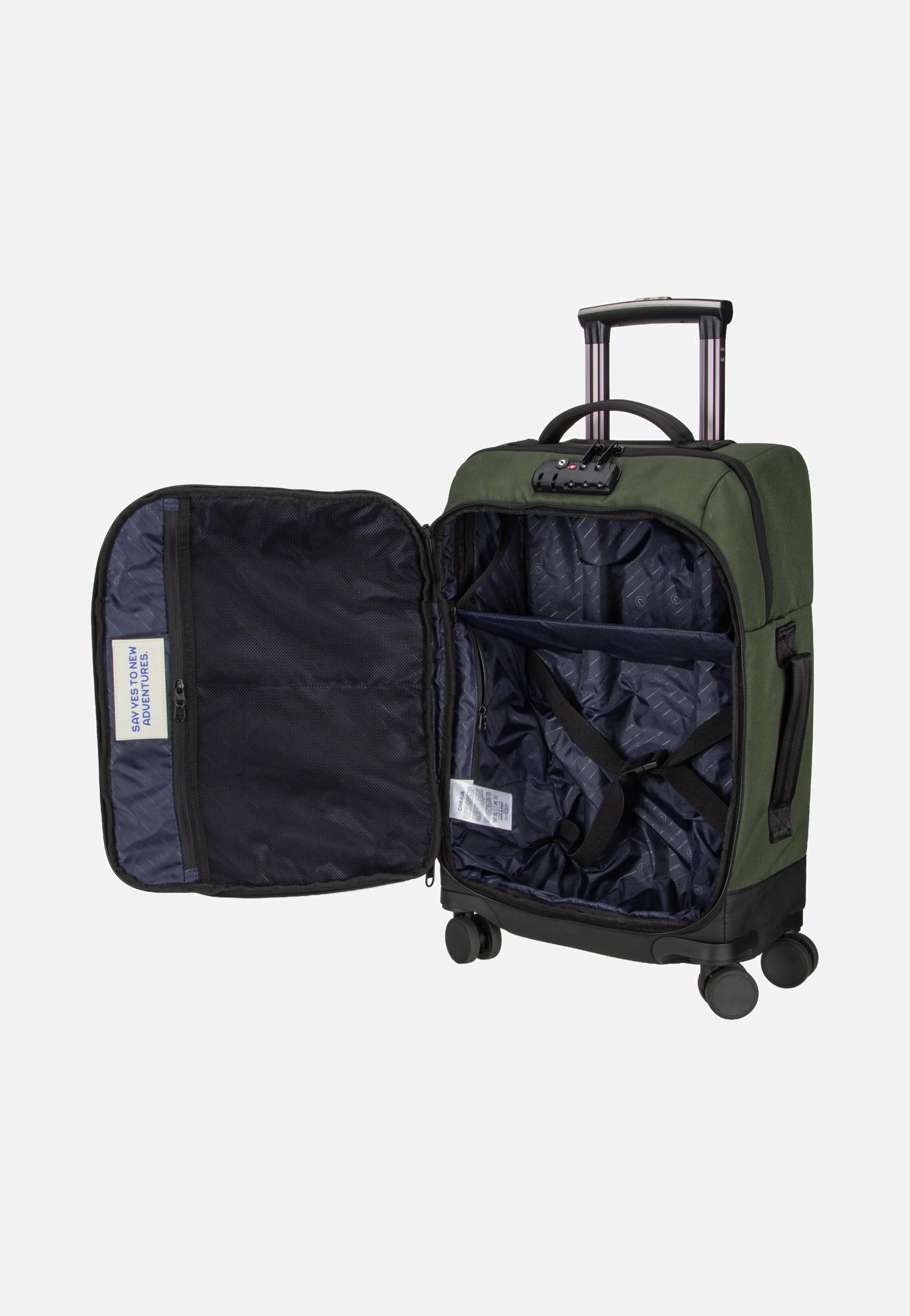 Soft Suitcase 4 Wheels Small Coromandel - Koffer - Image 5