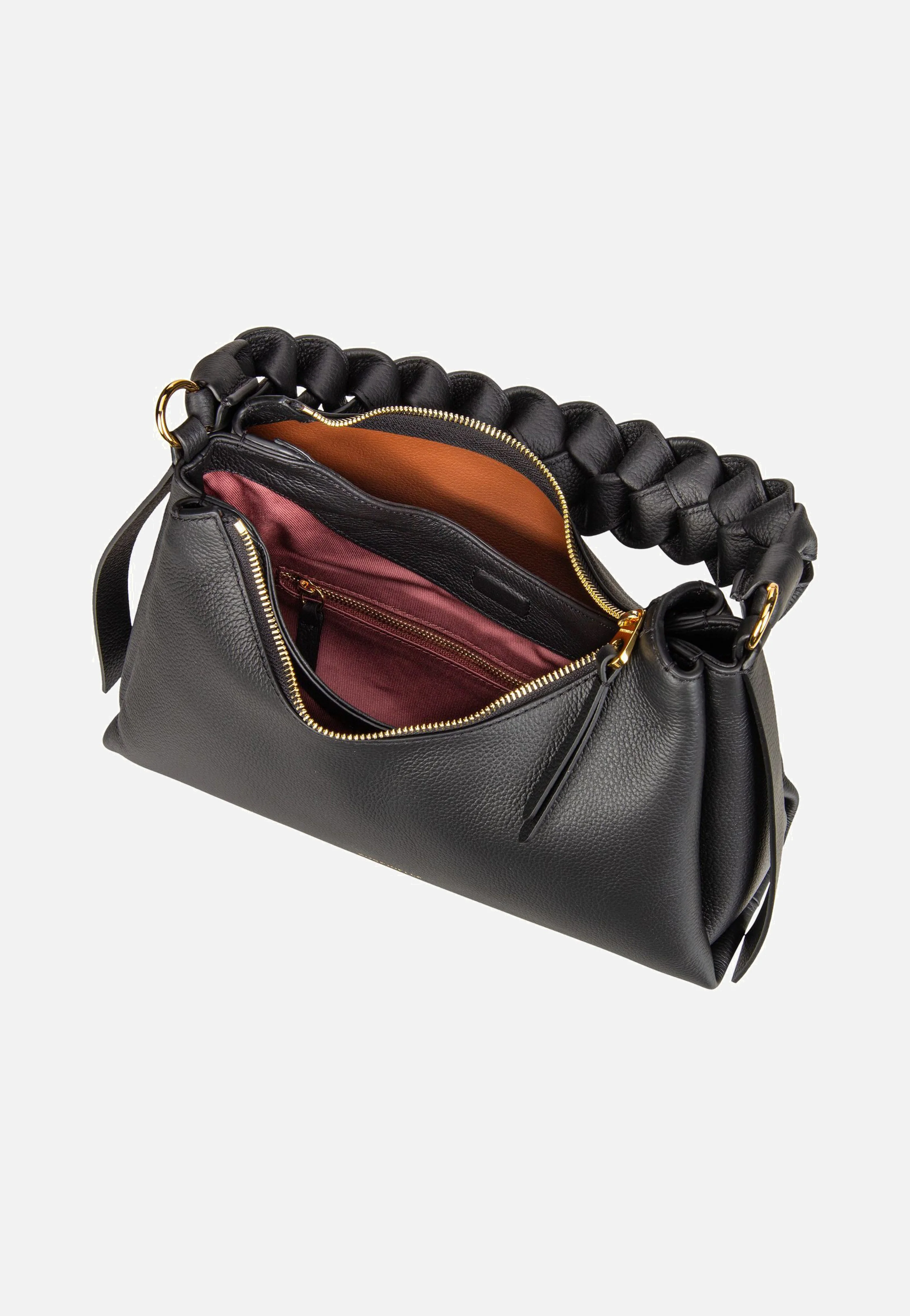 Boheme Grana Double 1303 Noir/Cognac - Umhängetasche - Image 4
