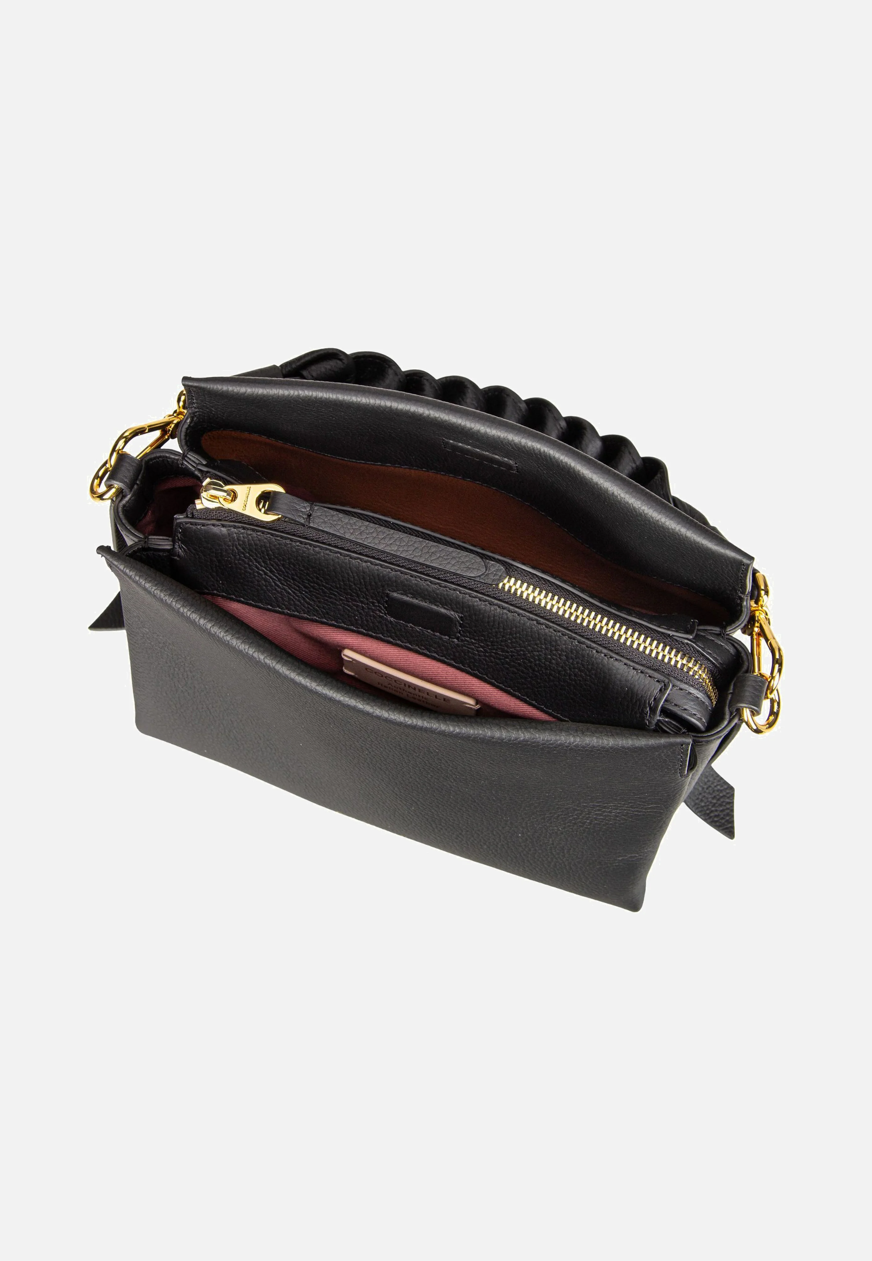 Boheme Grana Double 5801 Noir/Cognac - Henkeltasche - Image 4