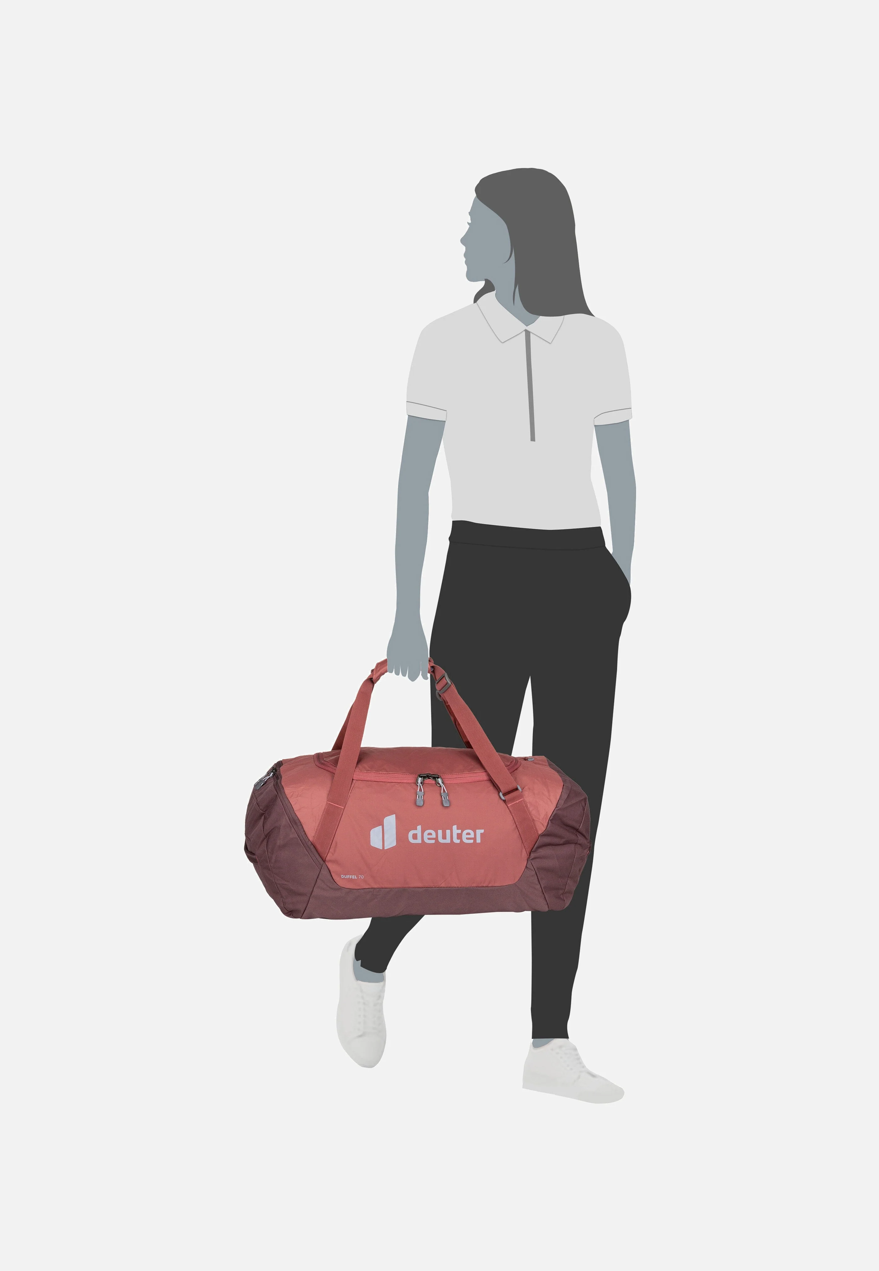 Duffel 70 Caspia/Raisin - Dufflebag - Image 6