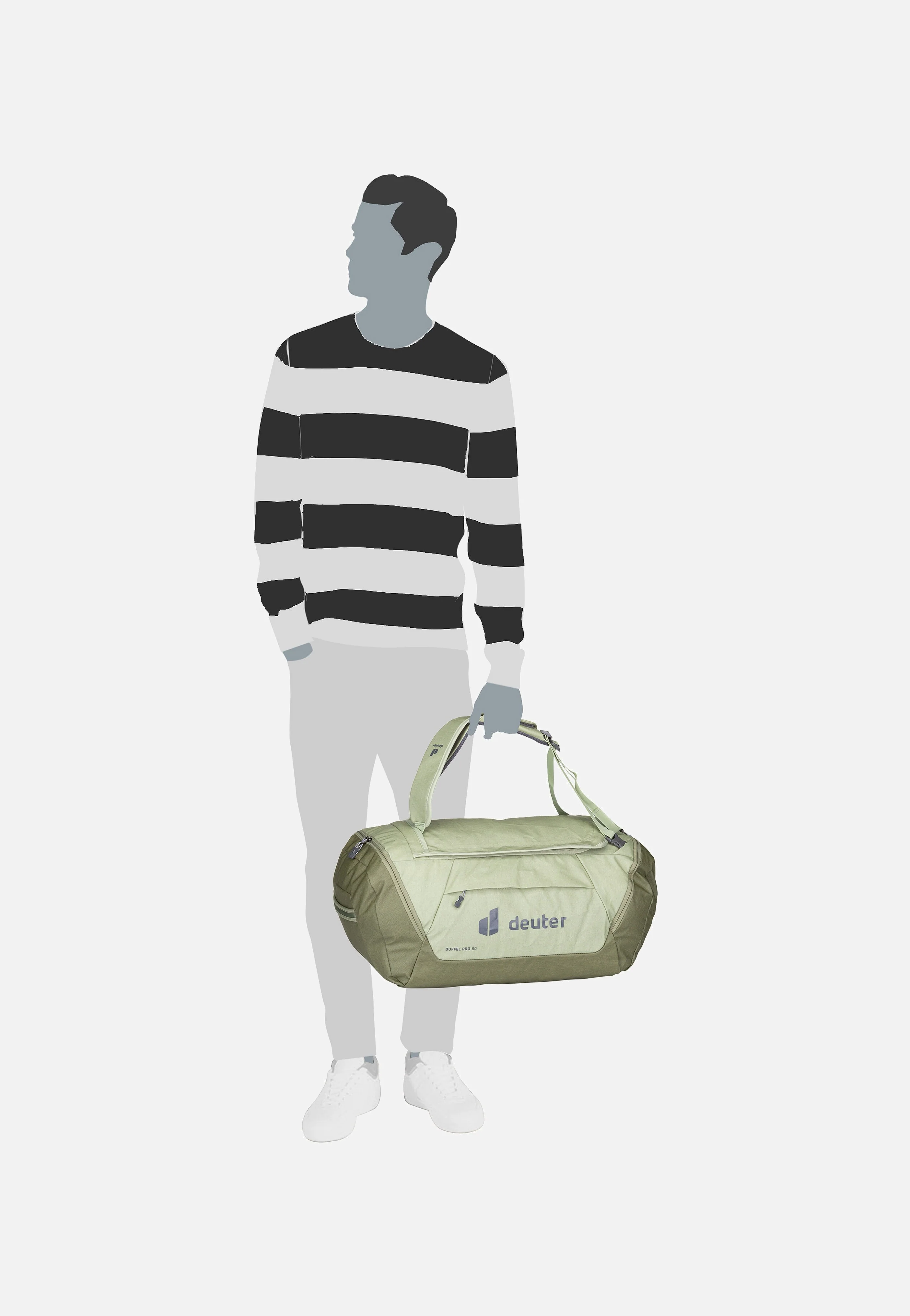 Duffel Pro 60 Mineral/grove - Dufflebag - Image 8