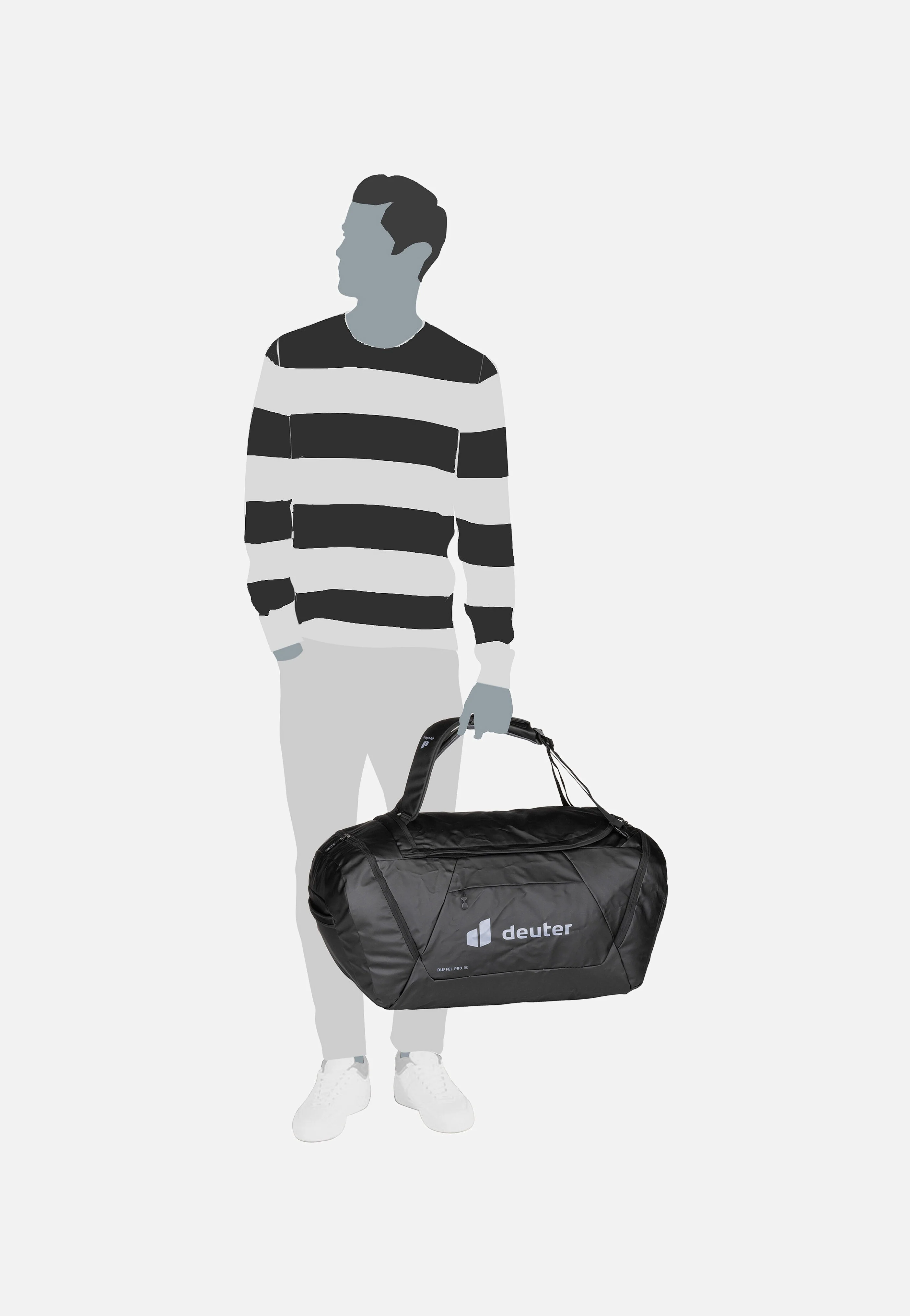 Duffel Pro 90 Black - Rucksack - Image 8