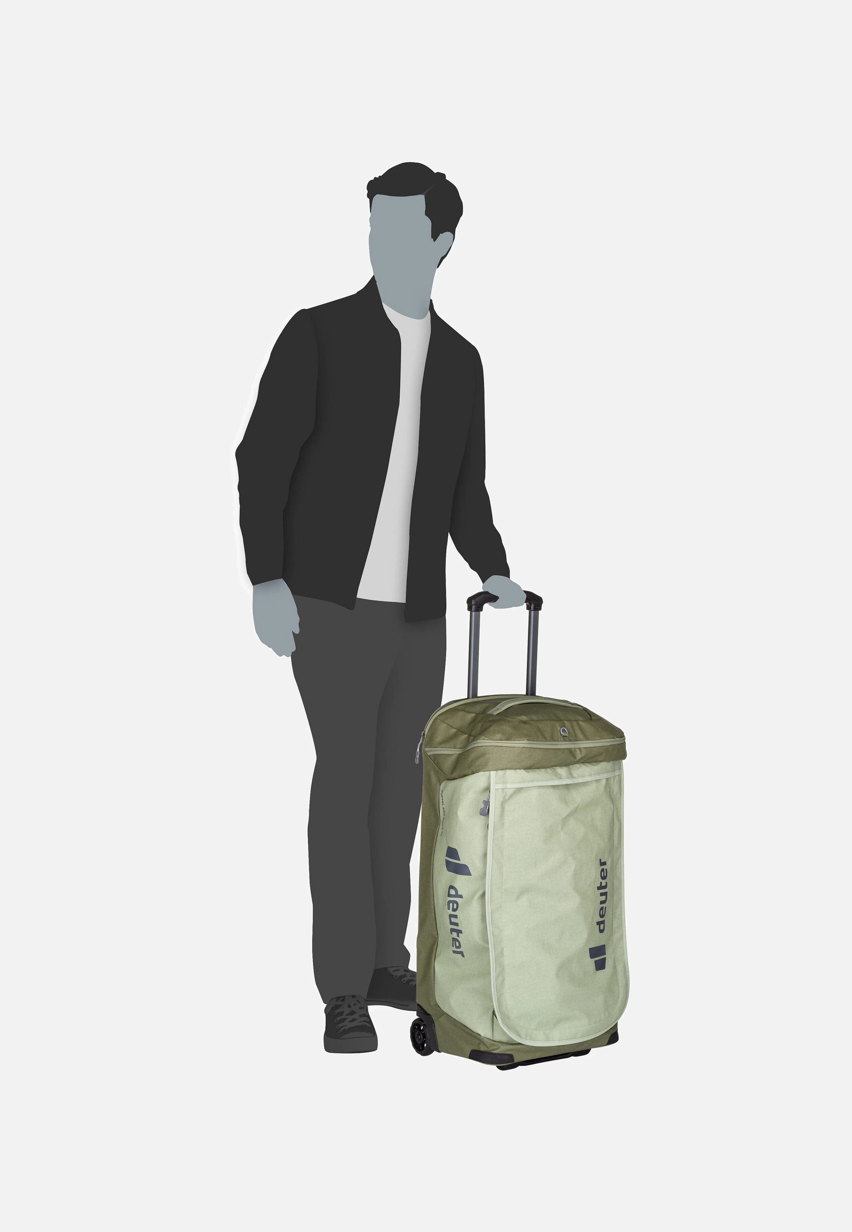 Duffel Pro Movo 60 Mineral/grove - Travel Bag - Image 6