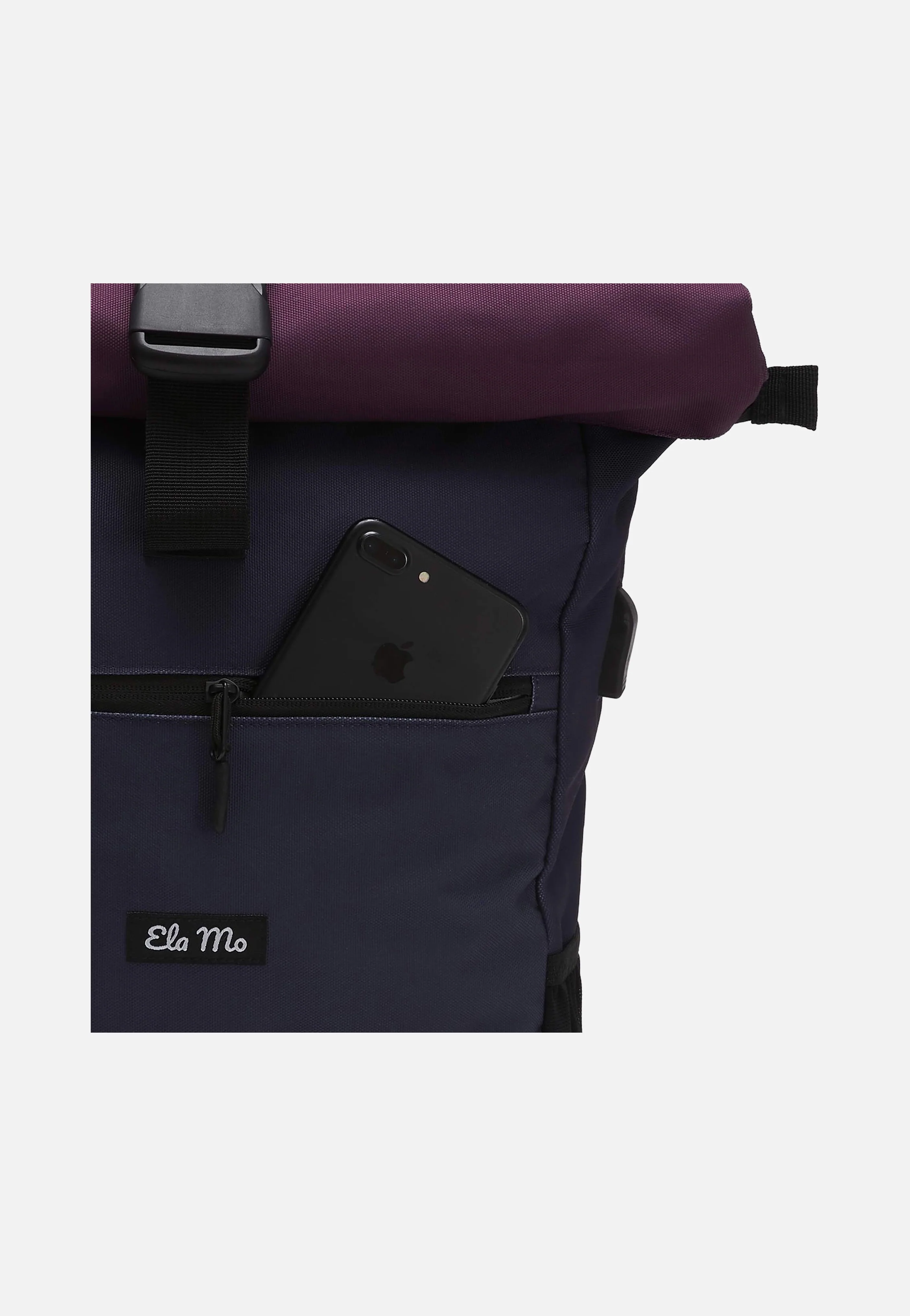 Rolltop Berry - Rolltop Rucksack - Image 4