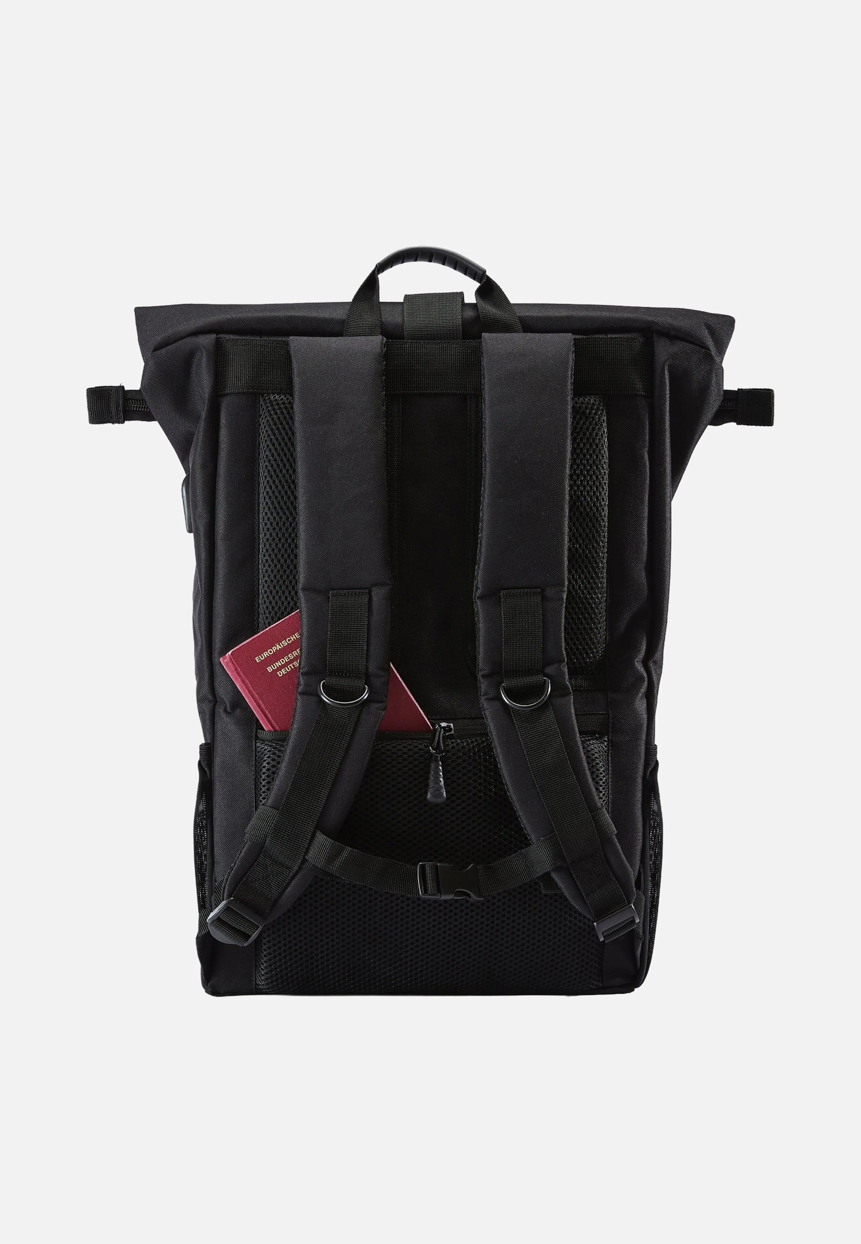 Rolltop Black Beautiful - Rolltop Rucksack - Image 2