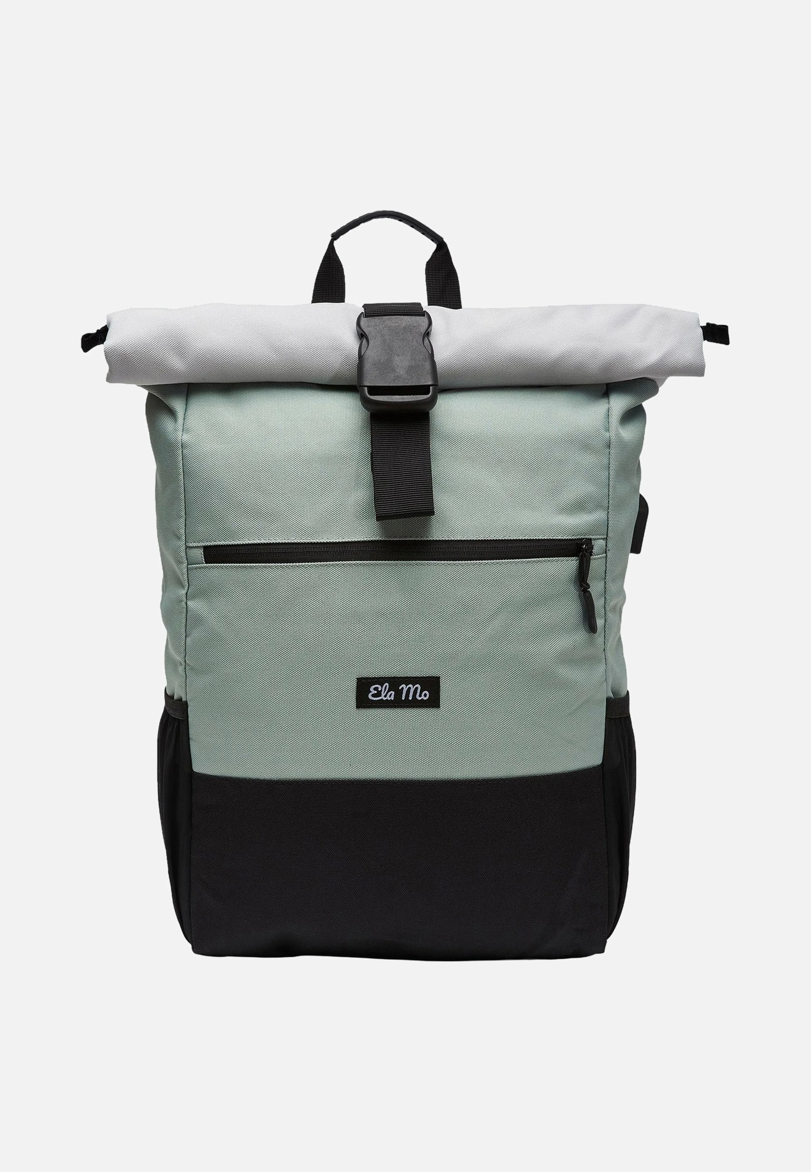 Rolltop Mintgrey - Rolltop Rucksack - Image 2
