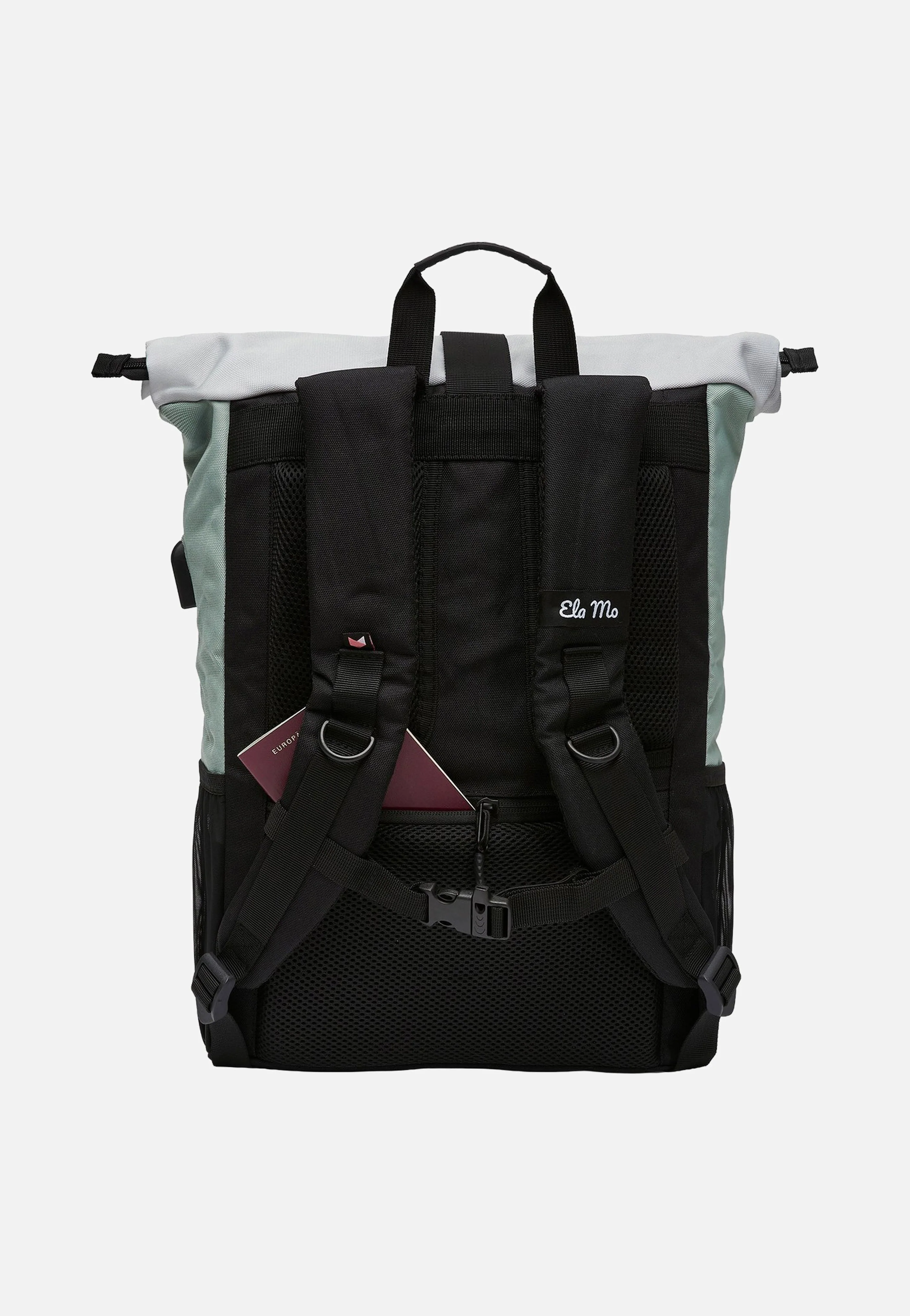 Rolltop Mintgrey - Rolltop Rucksack - Image 3
