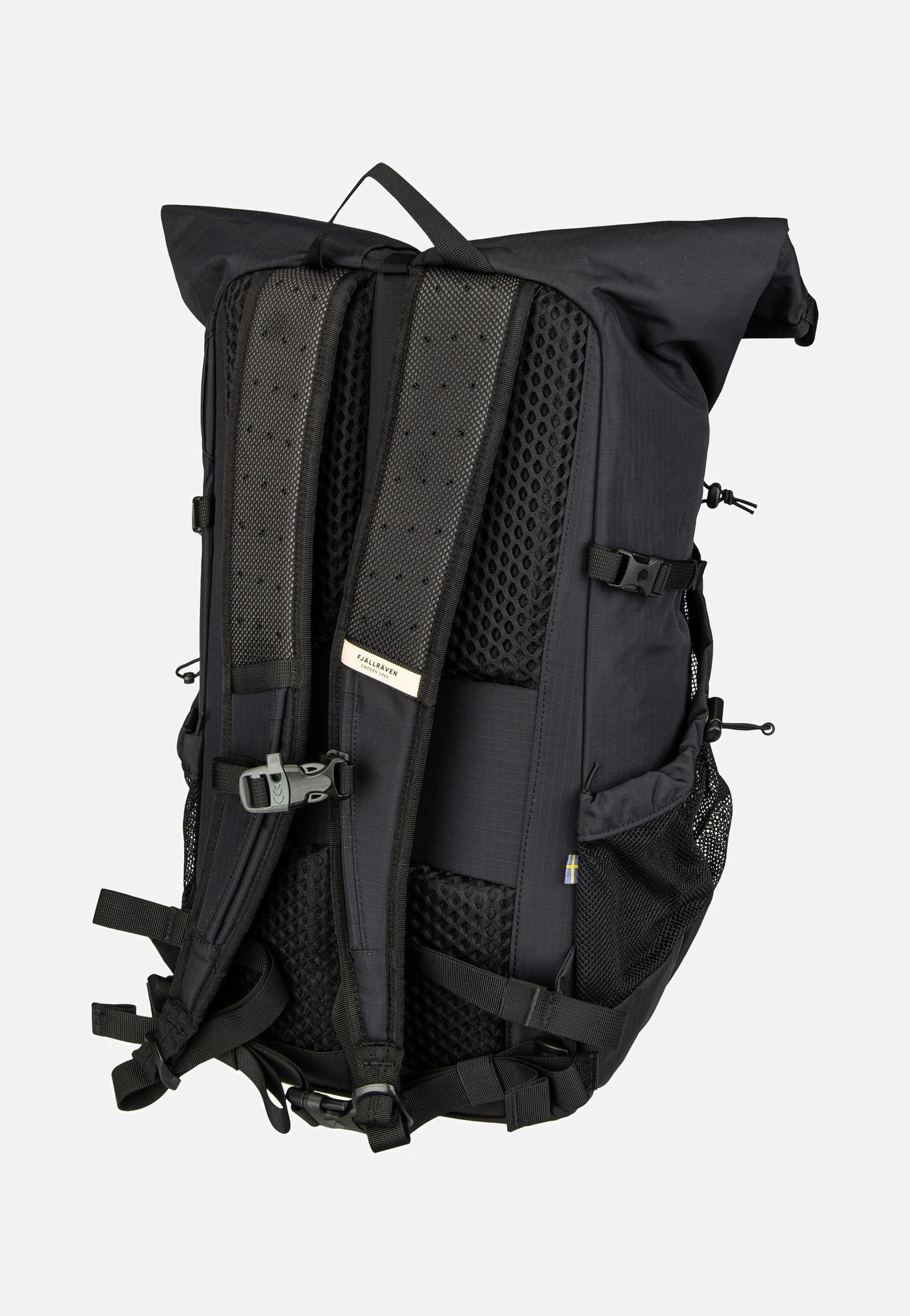 Abisko Hike Foldsack Black - Rolltop Rucksack - Image 2