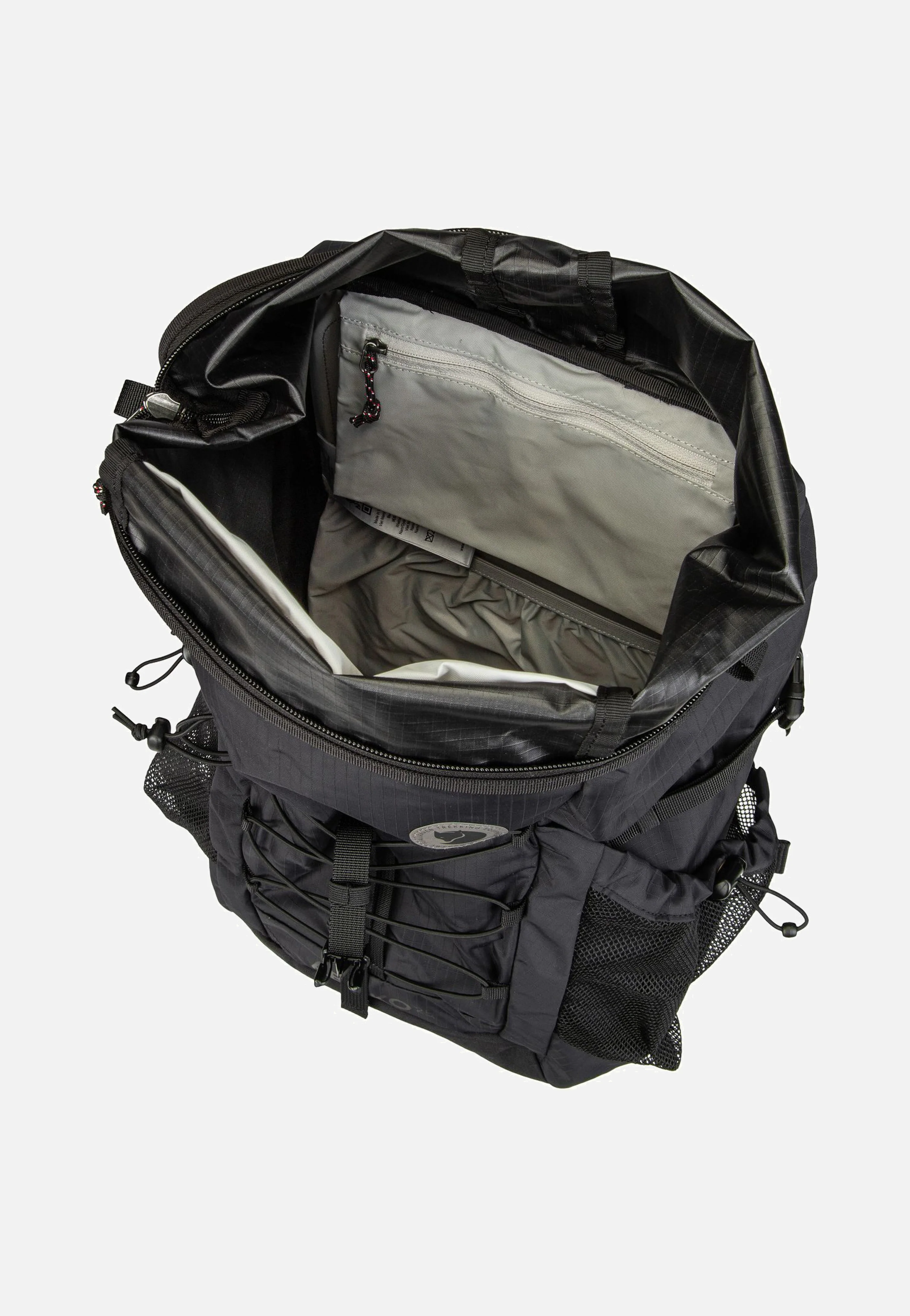 Abisko Hike Foldsack Black - Rolltop Rucksack - Image 3