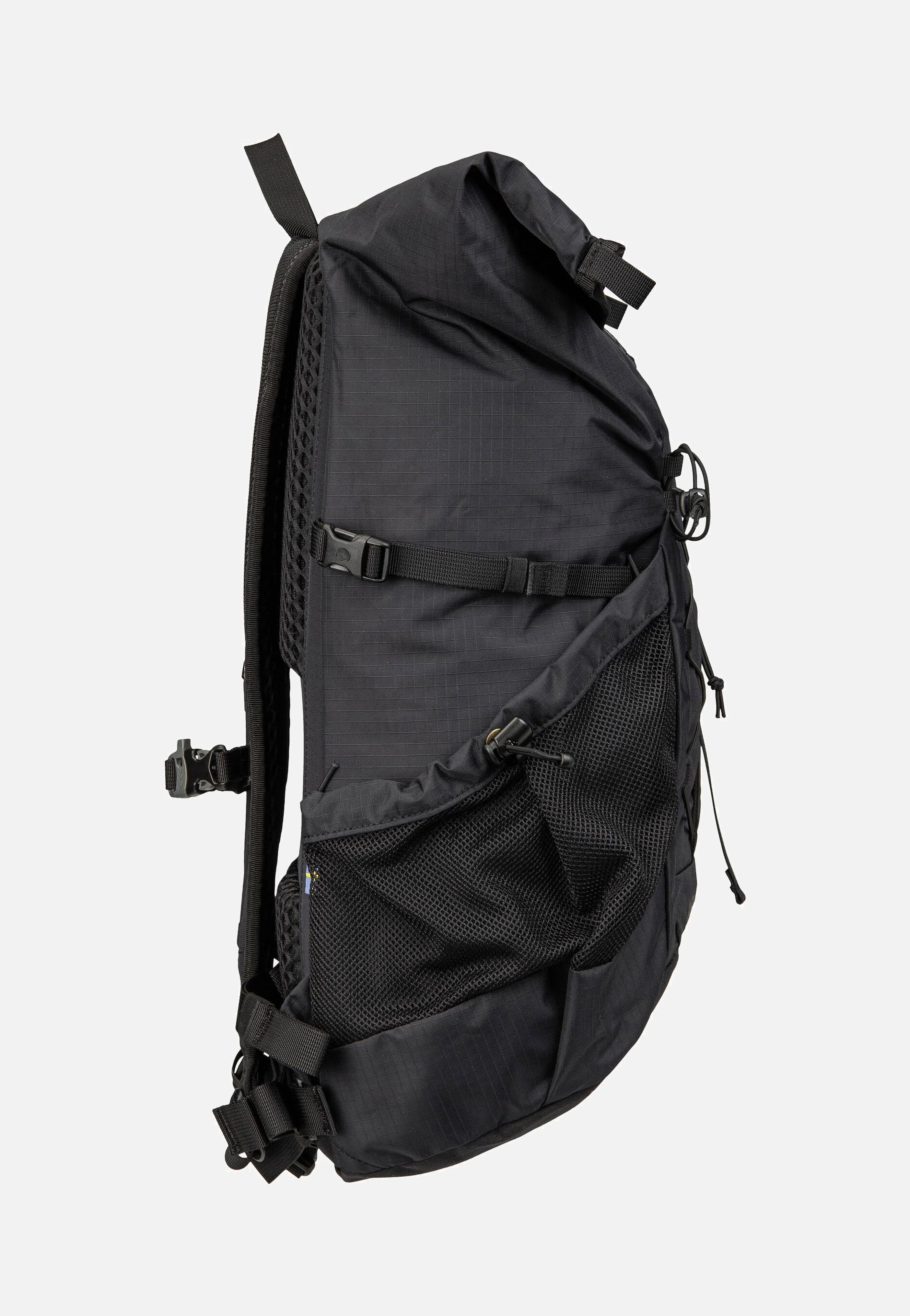 Abisko Hike Foldsack Black - Rolltop Rucksack - Image 4