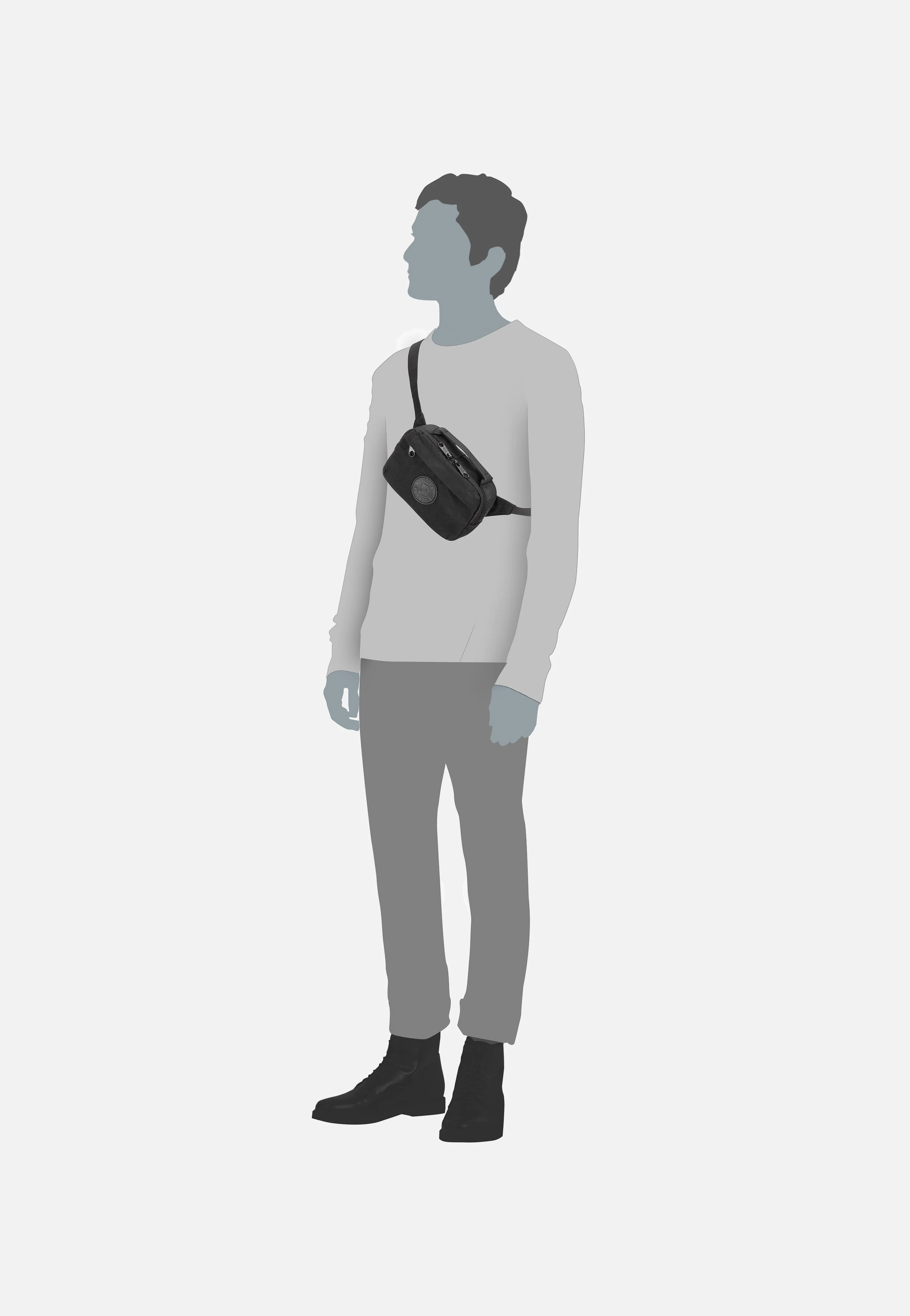 Kanken No.2 Black Hip Pack Black - Bauchtasche - Image 5