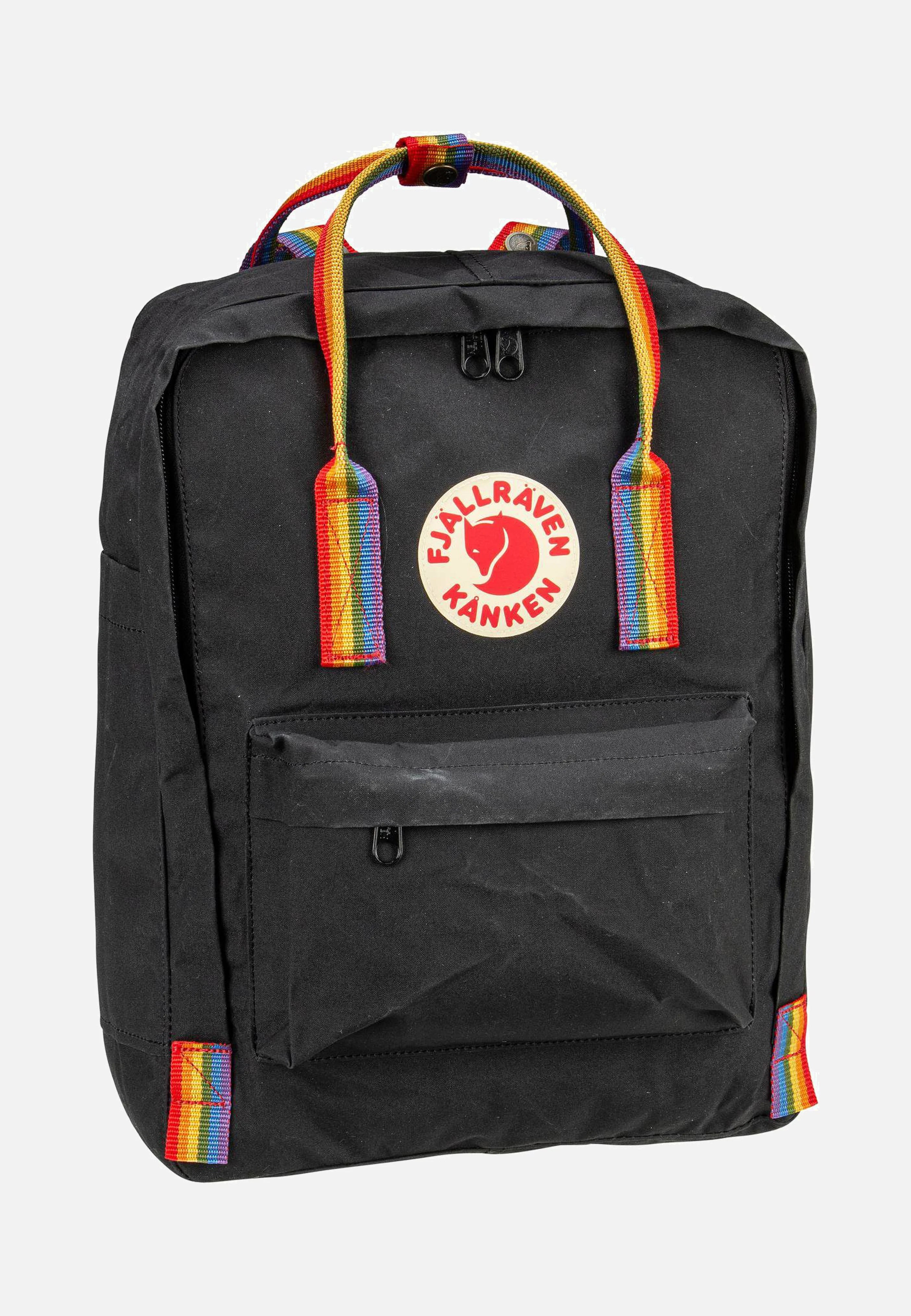 Kanken Rainbow Black/Rainbow Pattern - Rucksack