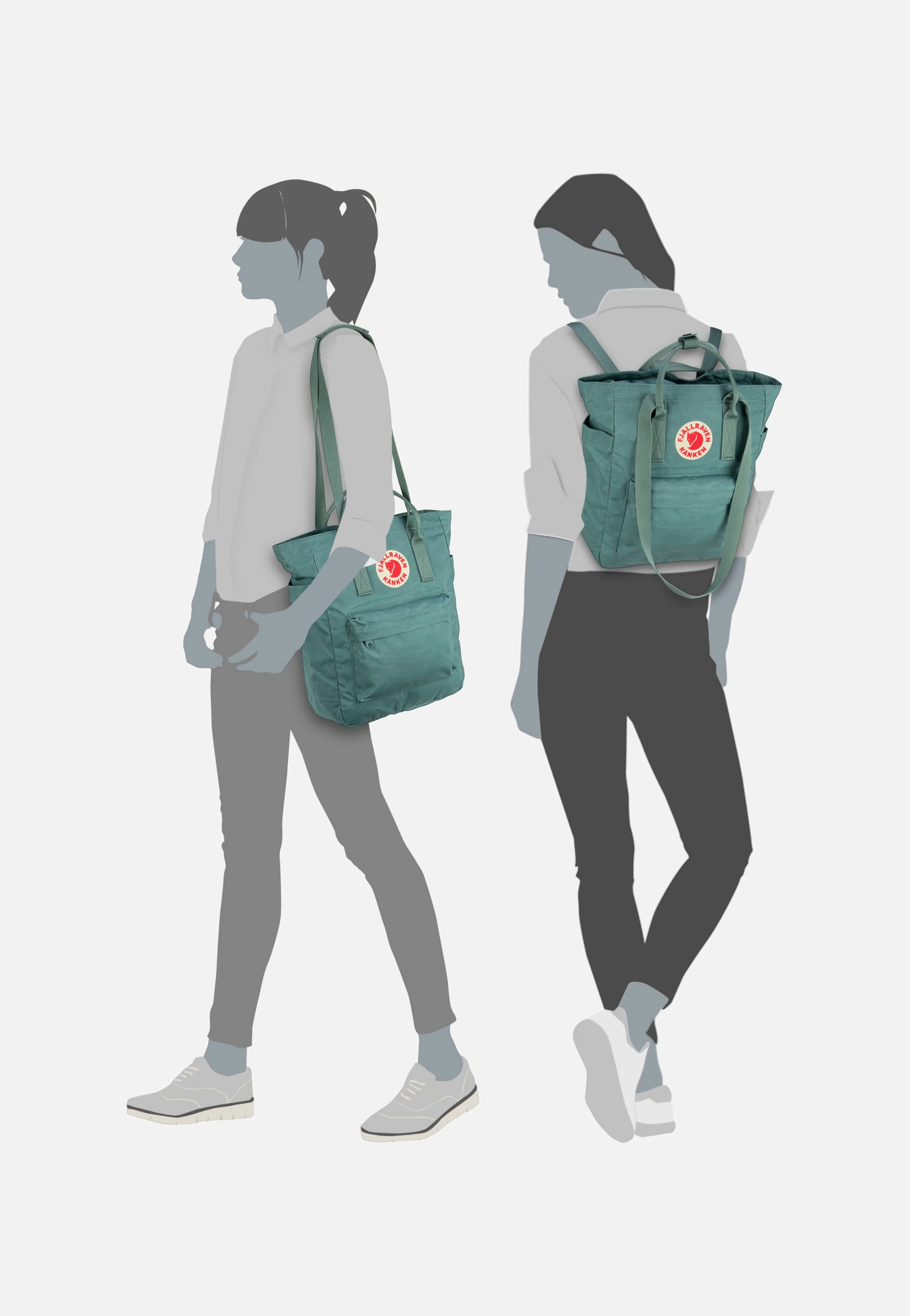Kanken Totepack Frost Green - Rucksack - Image 6