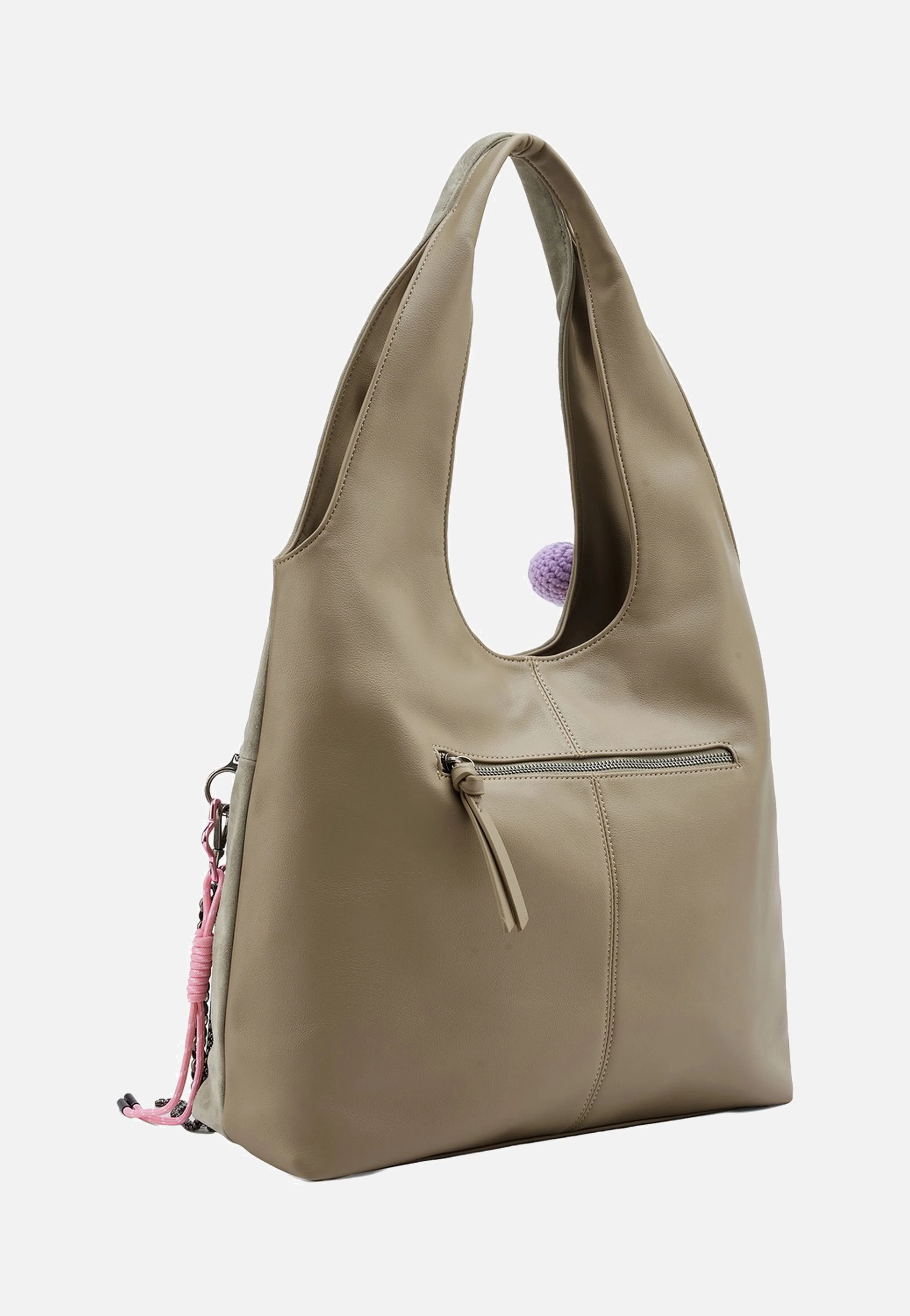 Beautiful Mess Hobo Taupe - Hobo Bag - Image 2