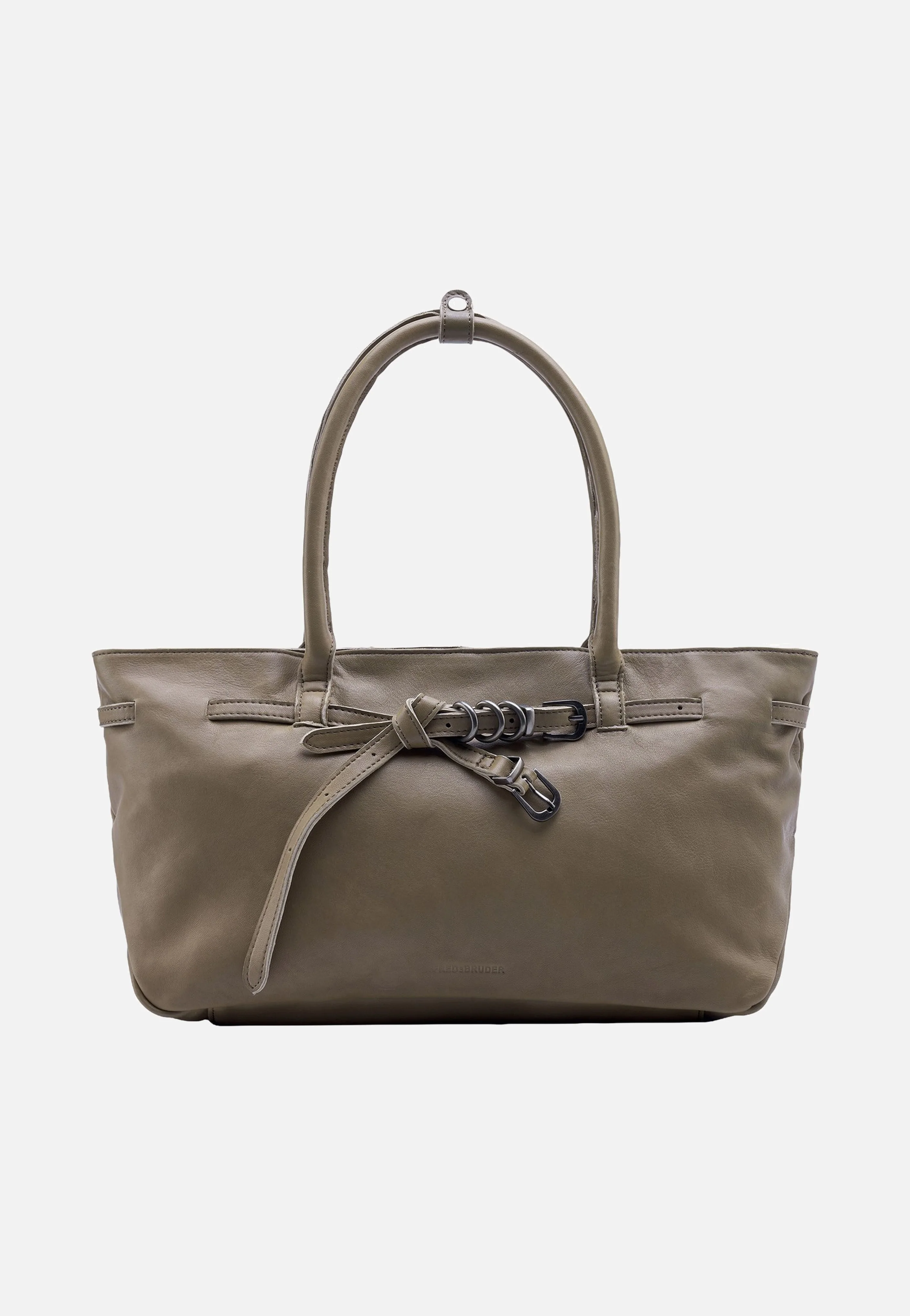 Belted With Love Shopper Grey Khaki - Shopper - Image 2