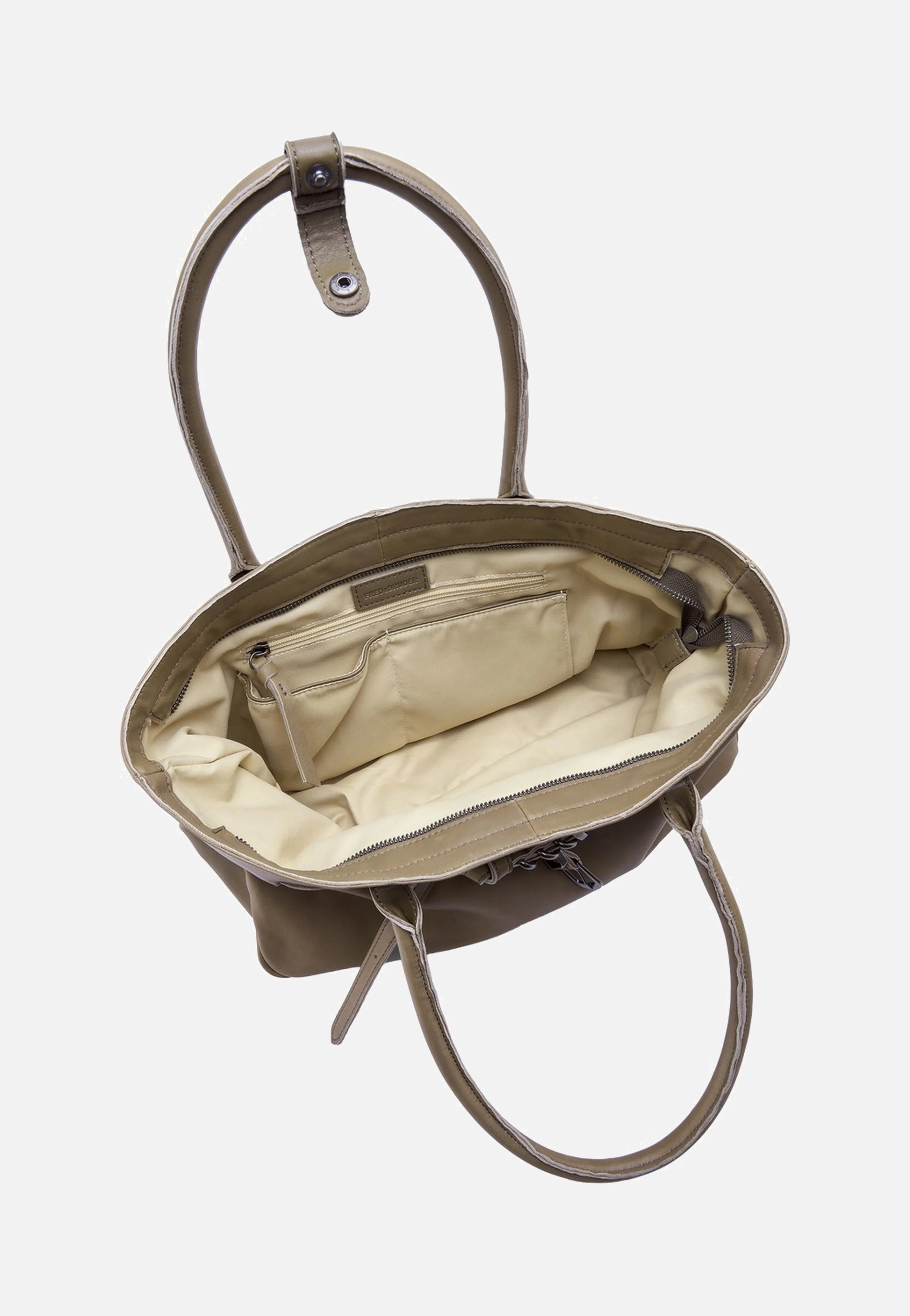 Belted With Love Shopper Grey Khaki - Shopper - Image 4