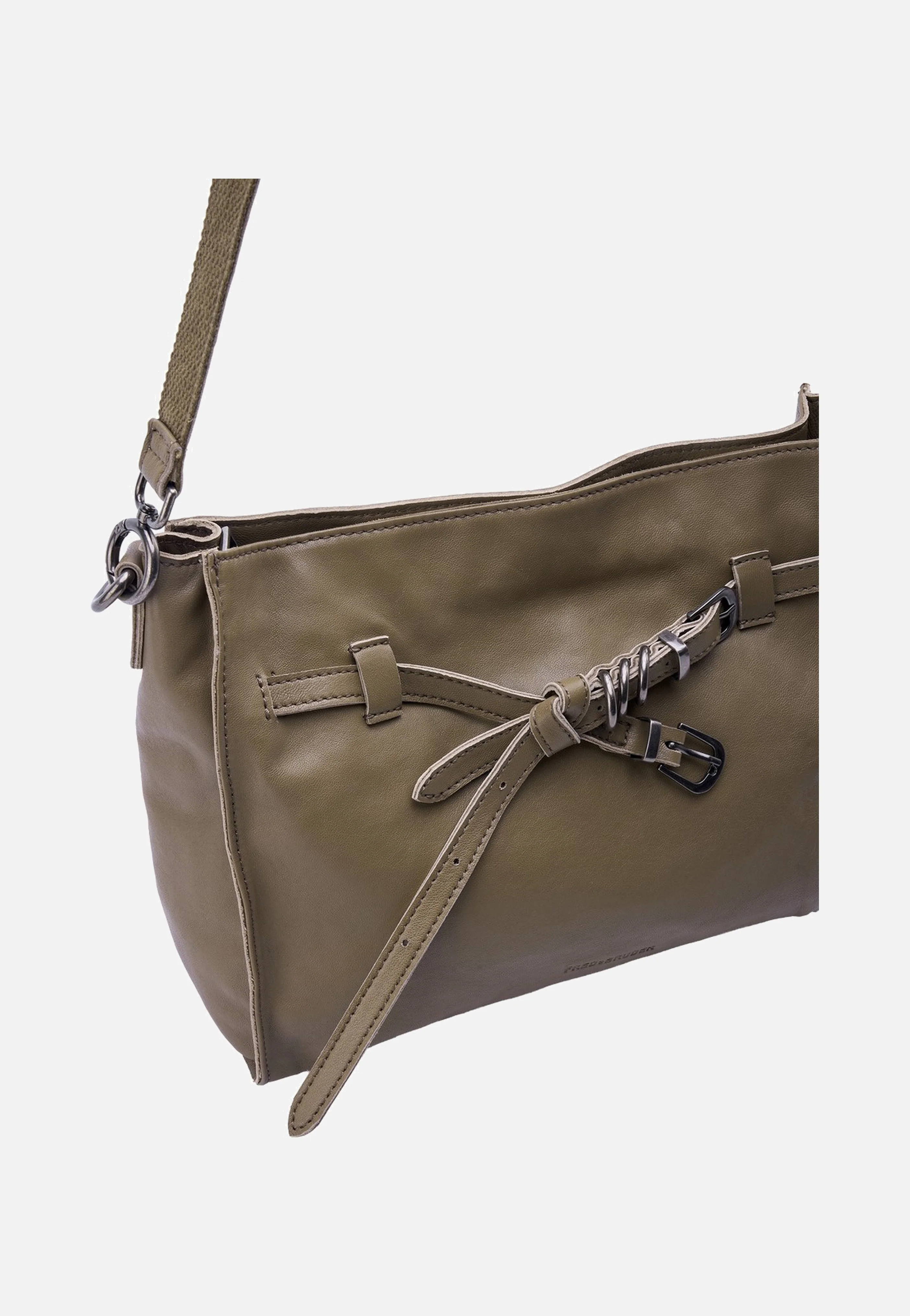 Belted With Love Shoulderbag Grey Khaki - Umhängetasche - Image 4