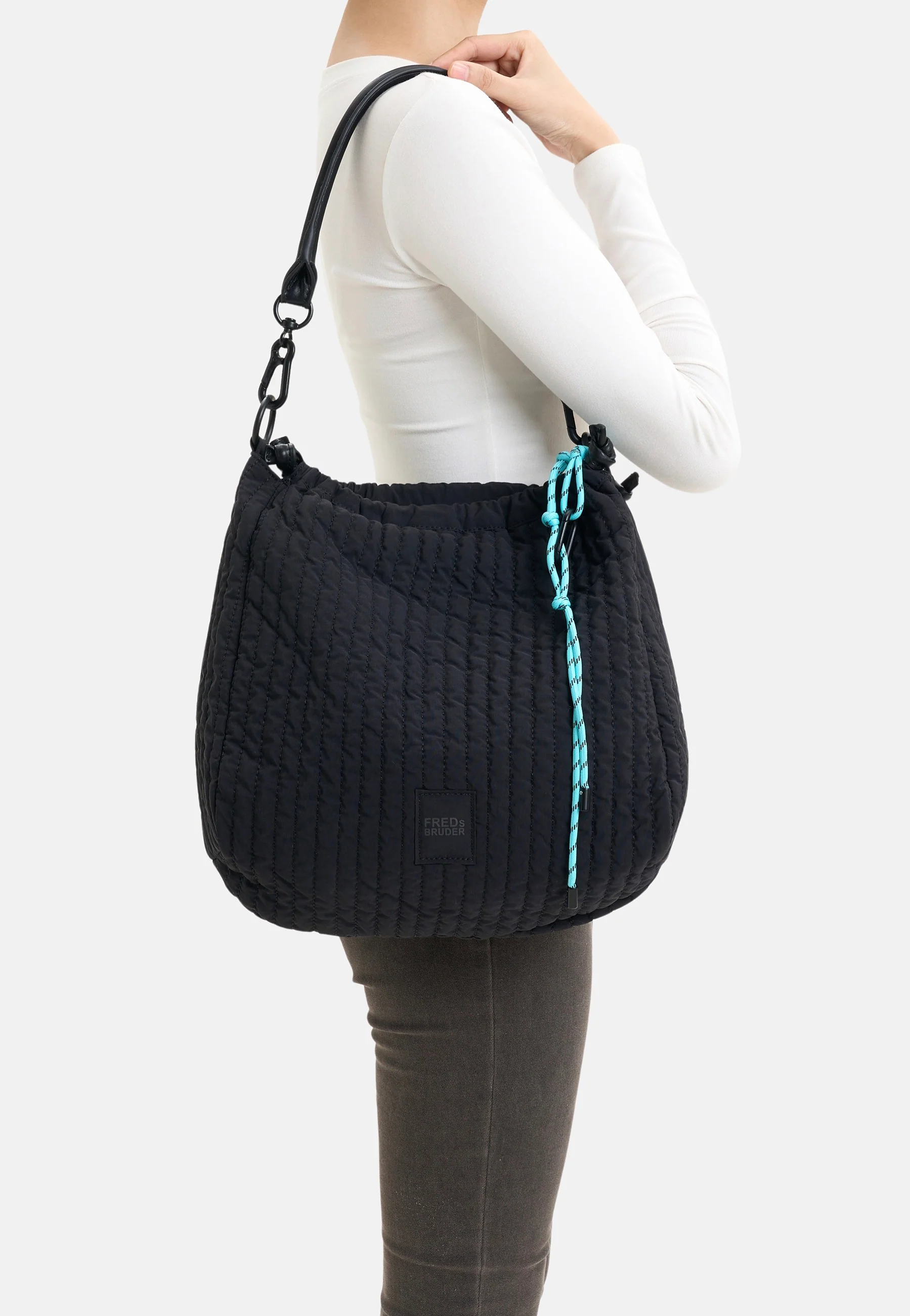 Just Flow Hobo Black - Hobo Bag - Image 5