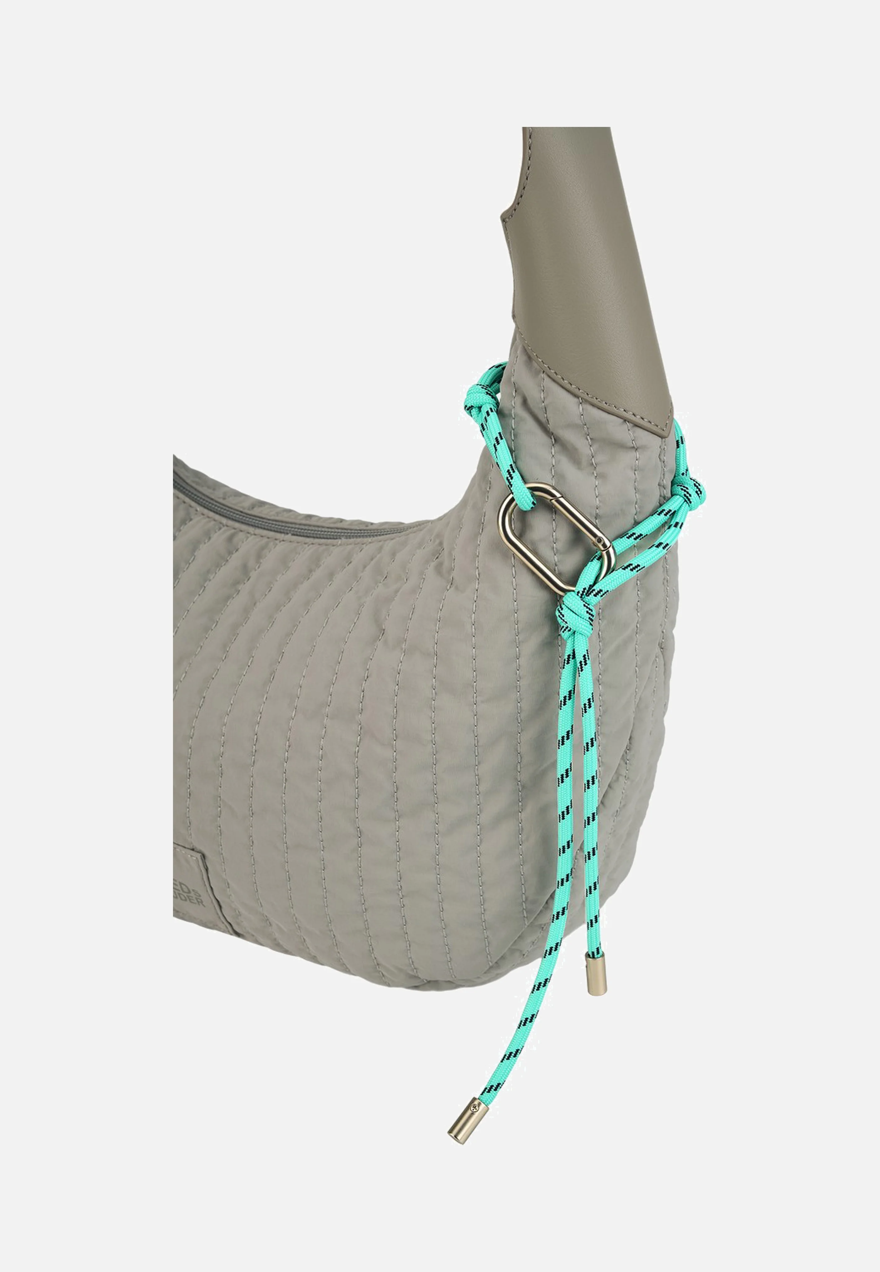 Just Flow Round Hobo Light Grey - Hobo Bag - Image 4