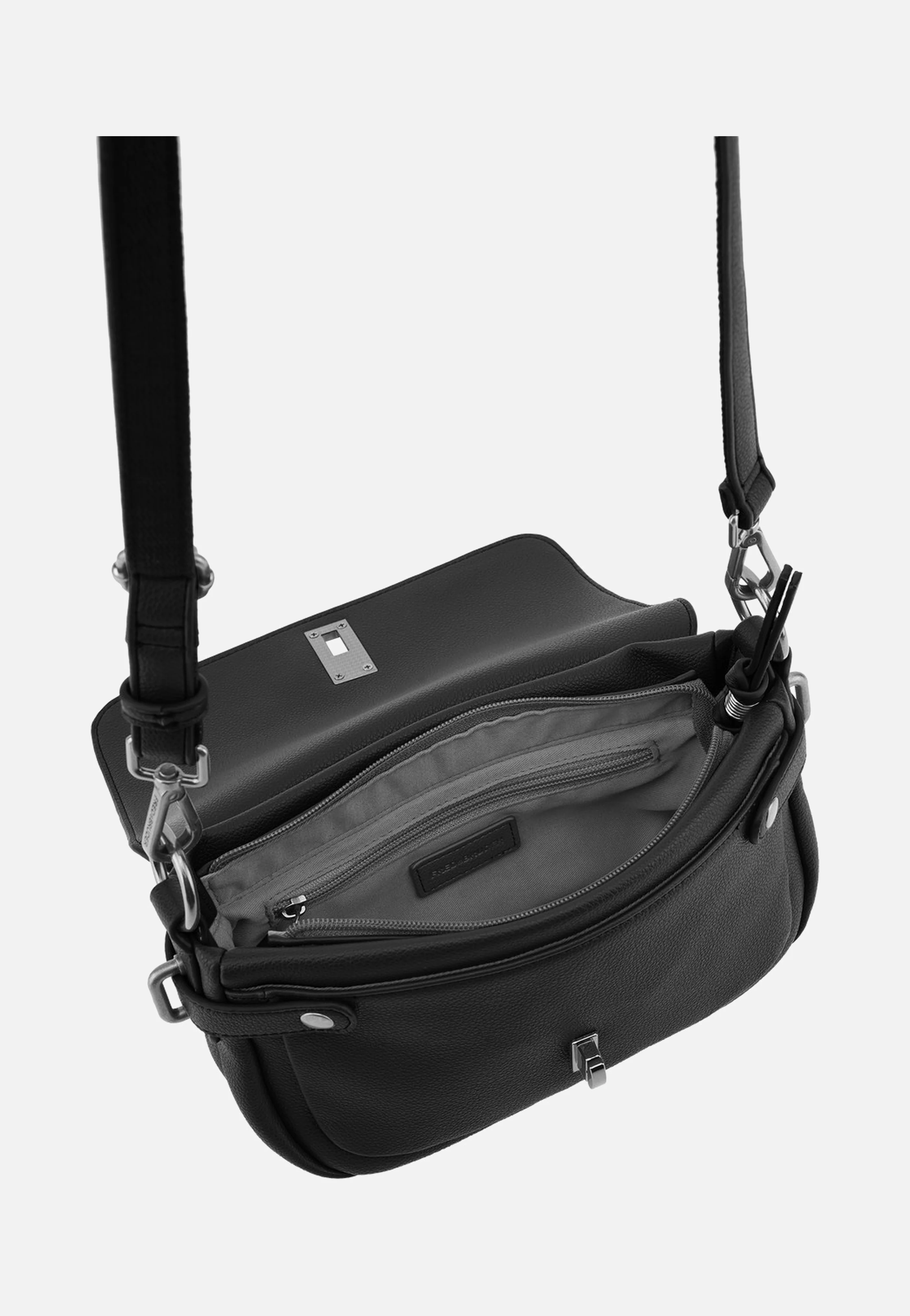 My Bestie Crossbag With Flap Black - Crossbody Bag - Image 4