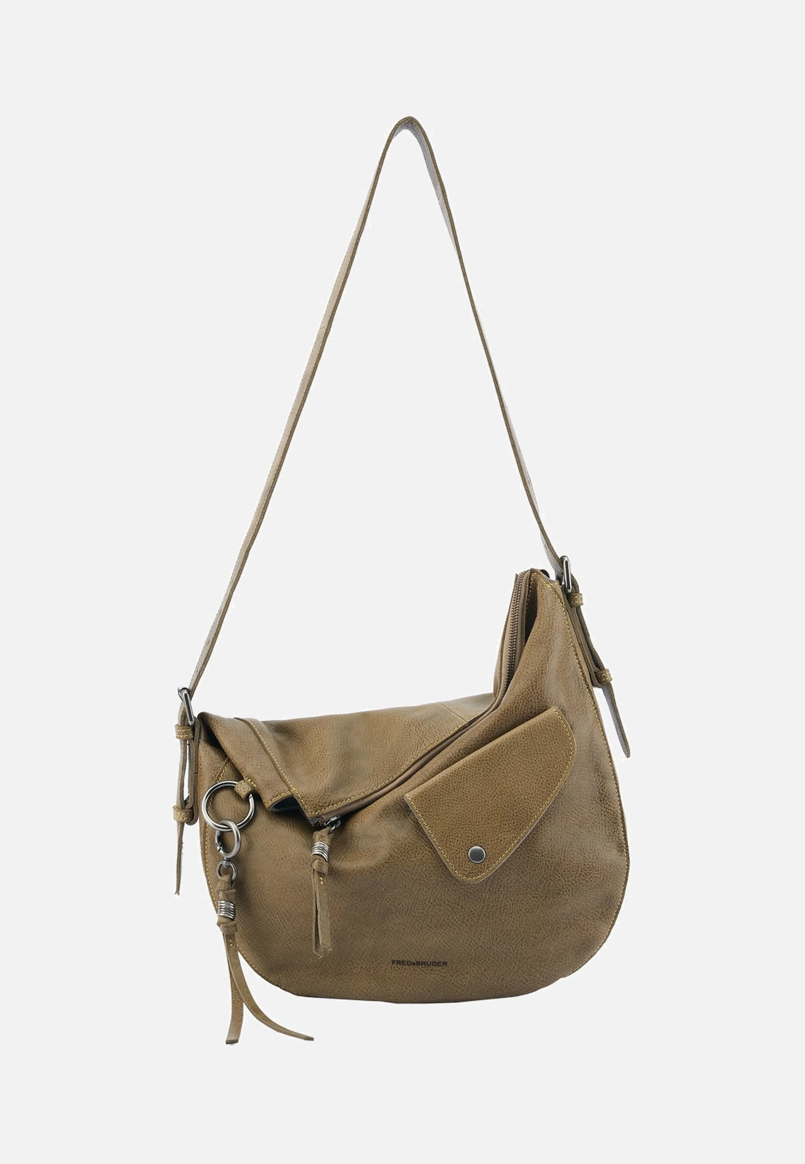 My Forever Friend Shoulderbag With Front Pocket Muddy Khaki - UmhÀngetasche