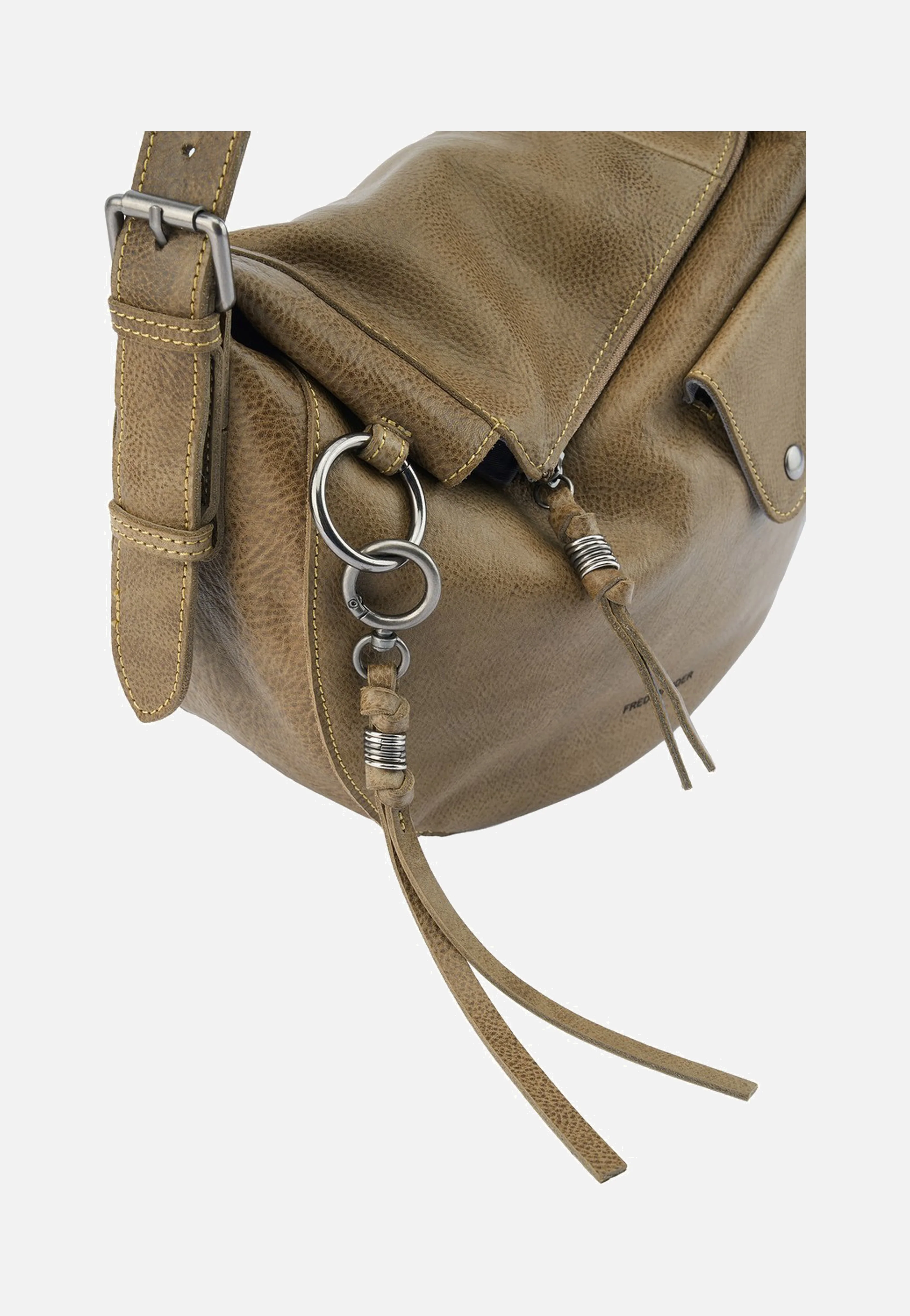 My Forever Friend Shoulderbag With Front Pocket Muddy Khaki - UmhÀngetasche - Image 3