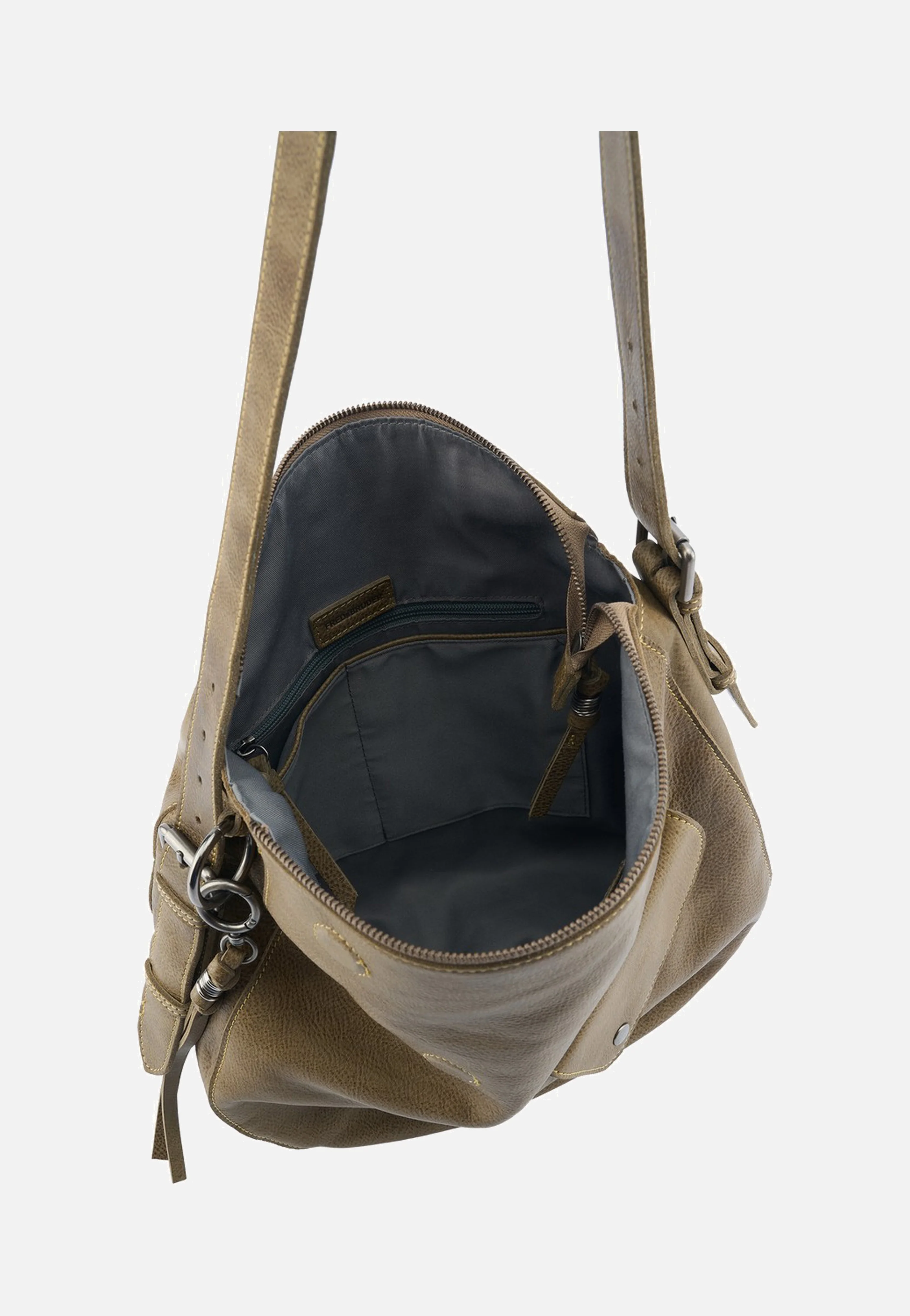 My Forever Friend Shoulderbag With Front Pocket Muddy Khaki - UmhÀngetasche - Image 4