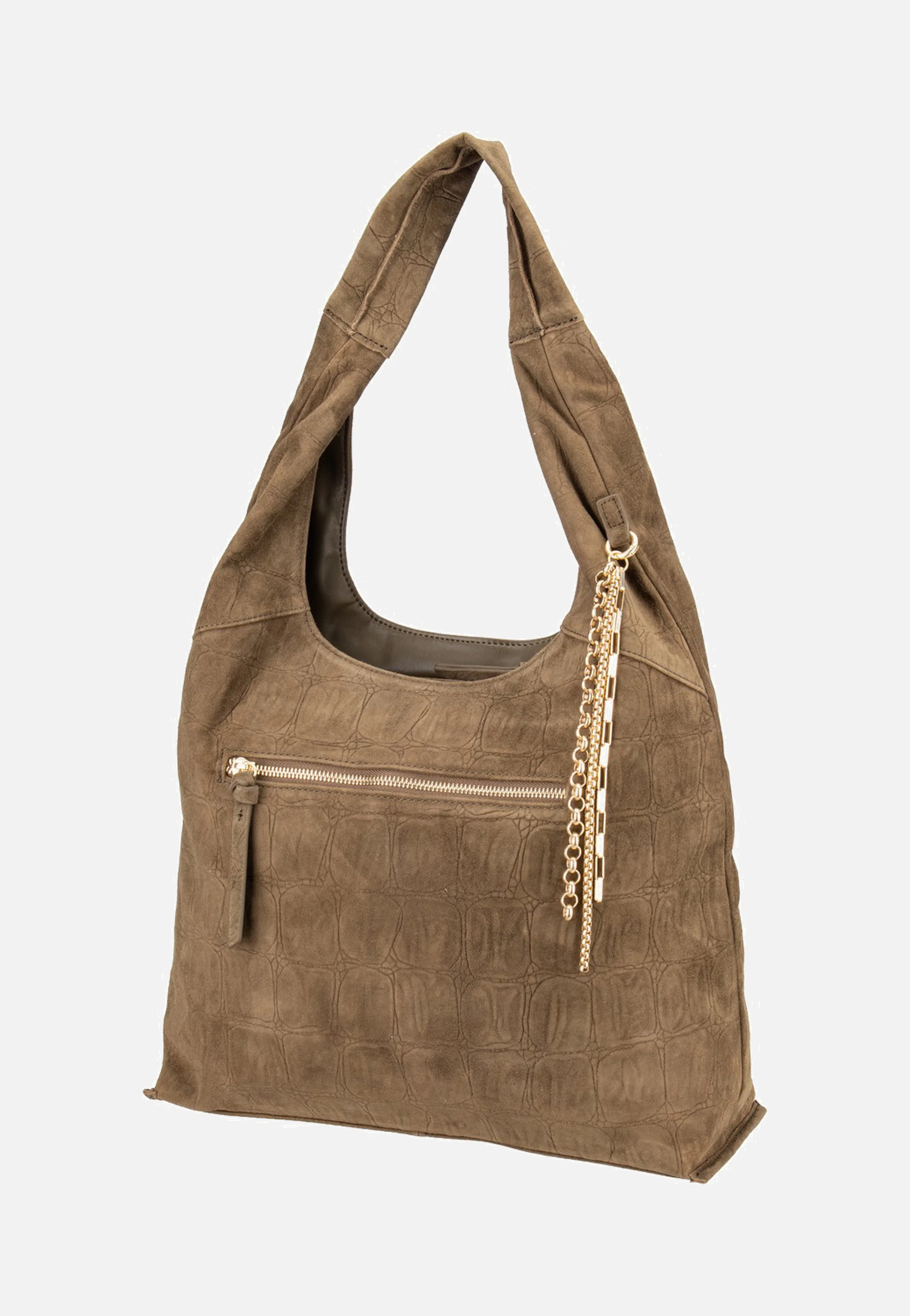 Velvet Wild Hobo Khaki - Hobo Bag - Image 3
