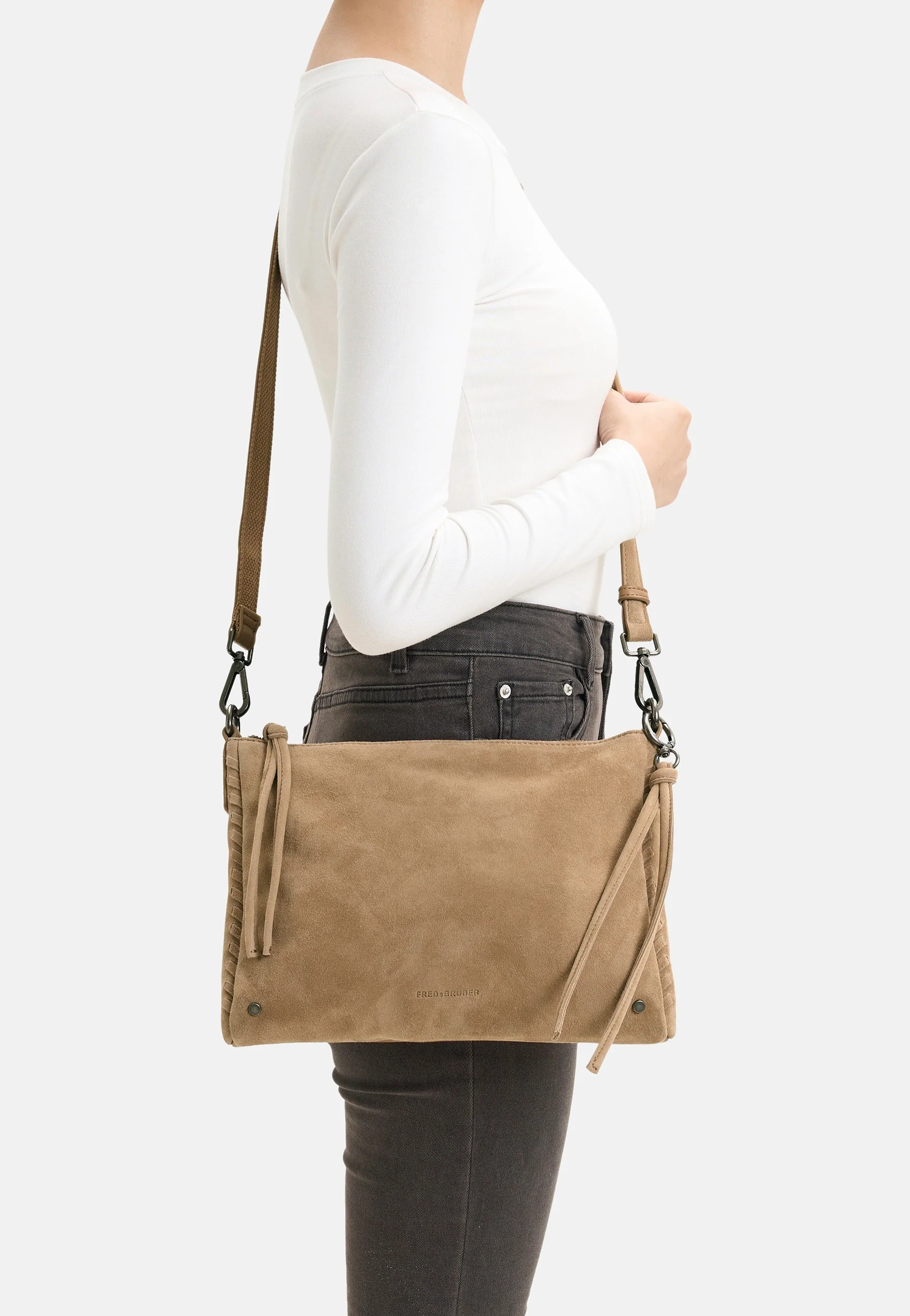 Whipstitch Soul Crossbag Dark Sand - Crossbody Bag - Image 5