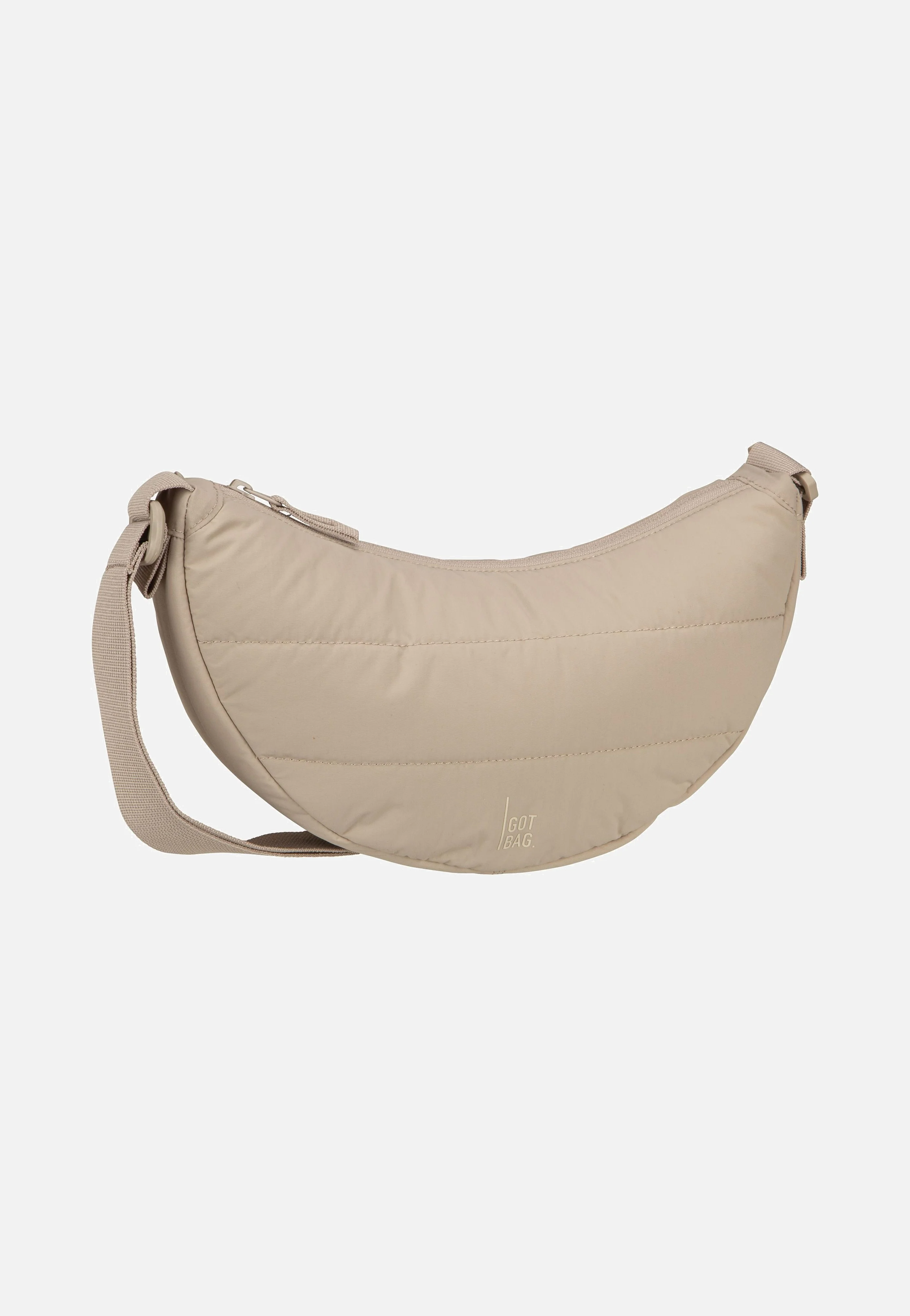 Puffer Moon Bag Small Monochrome Scallop - Crossbody Bag