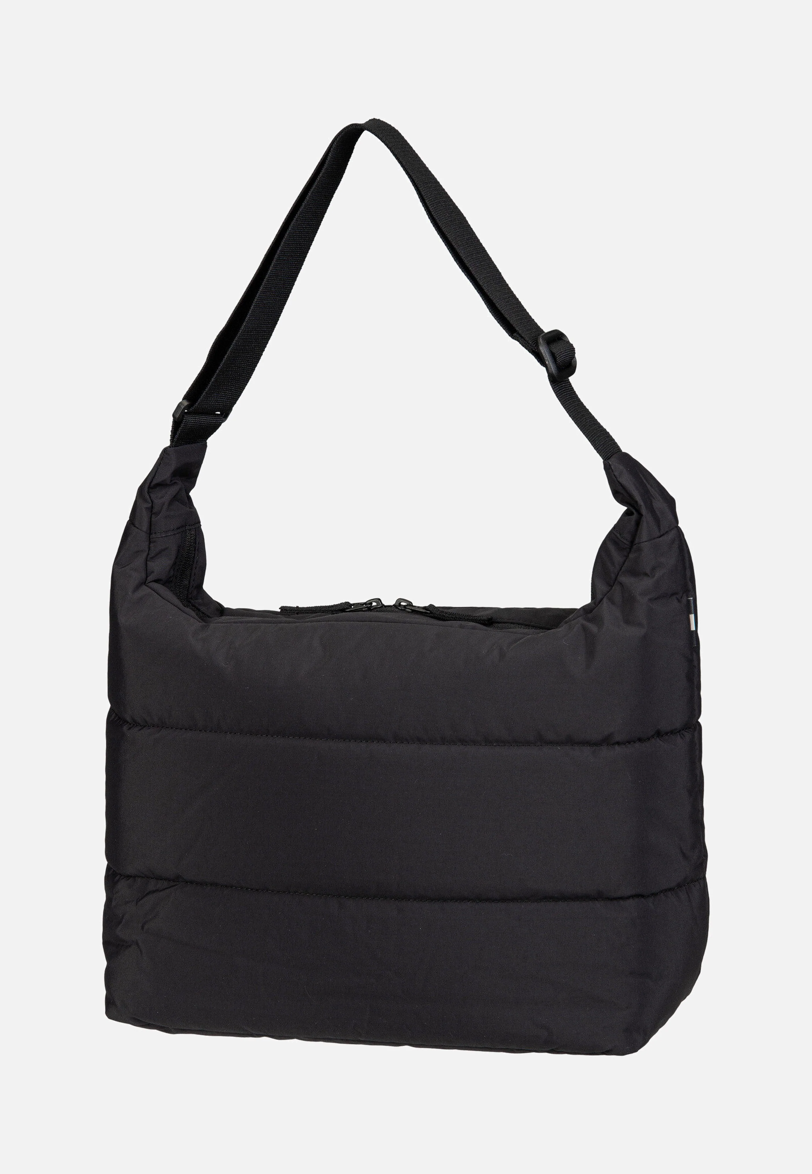 Puffer Square Bag Large Monochrome Black - Hobo Bag - Image 2