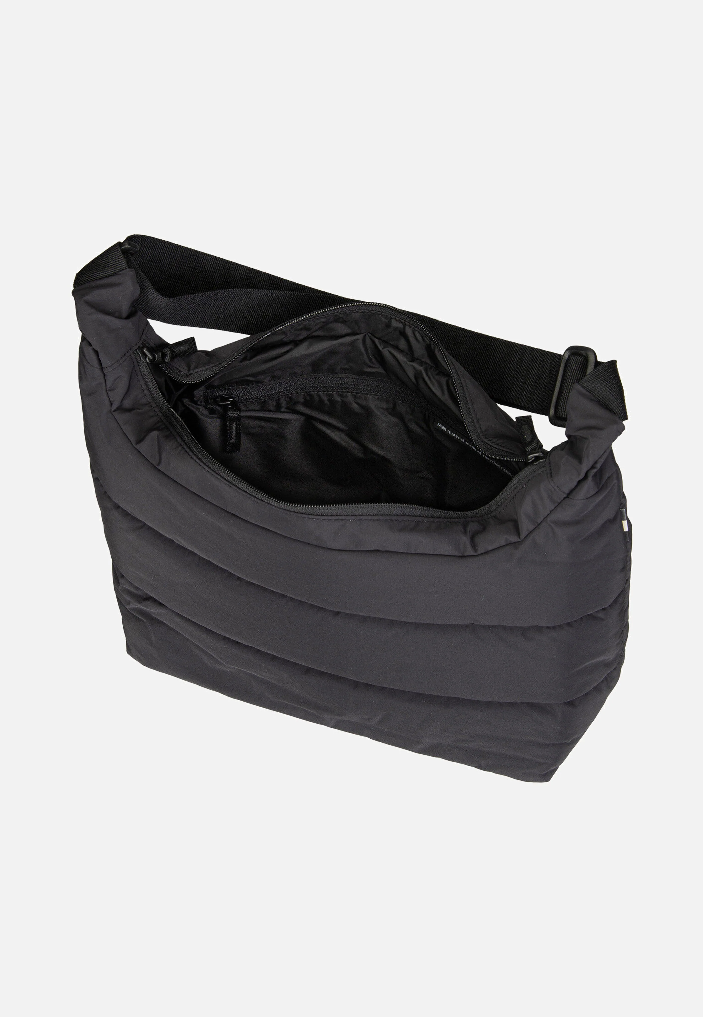 Puffer Square Bag Large Monochrome Black - Hobo Bag - Image 3