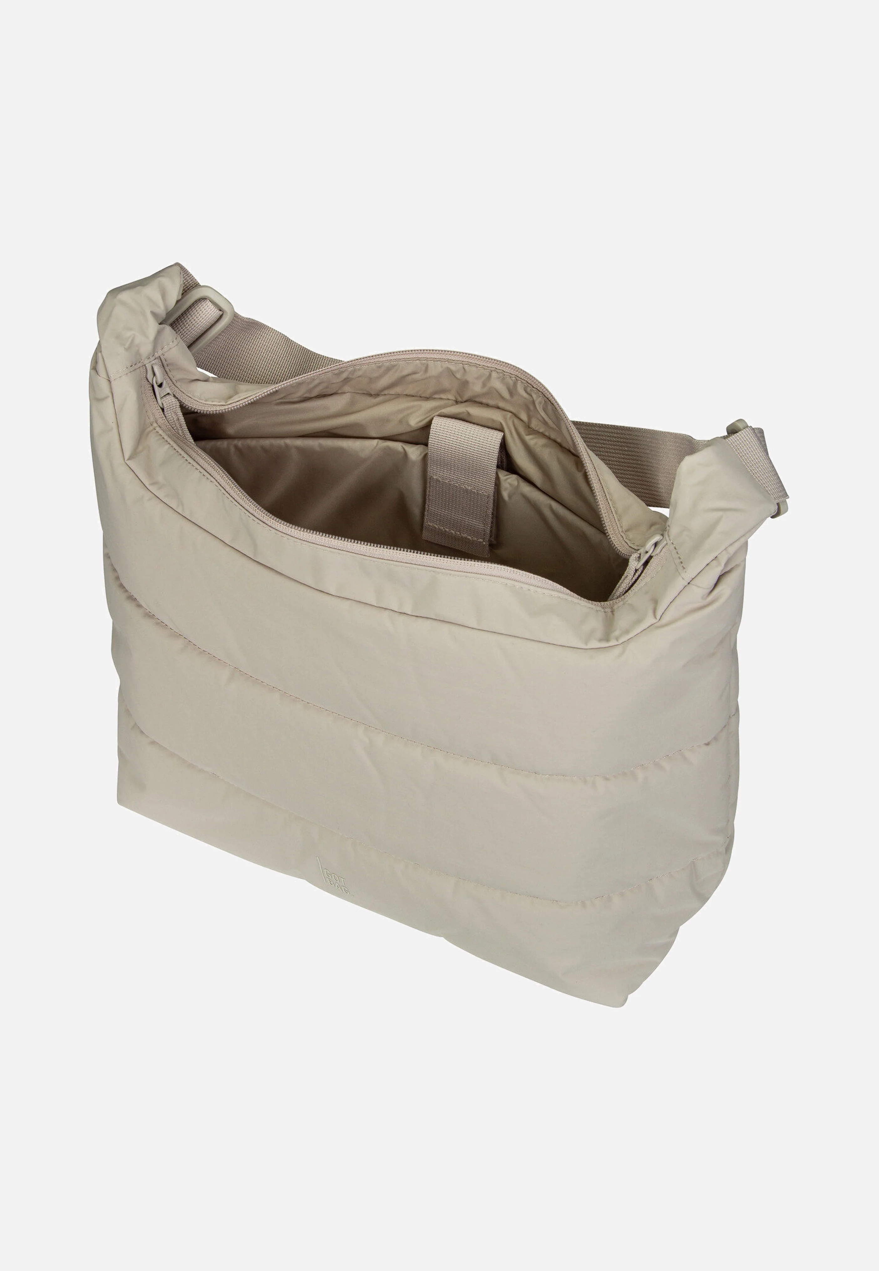 Puffer Square Bag Large Monochrome Scallop - Hobo Bag - Image 4