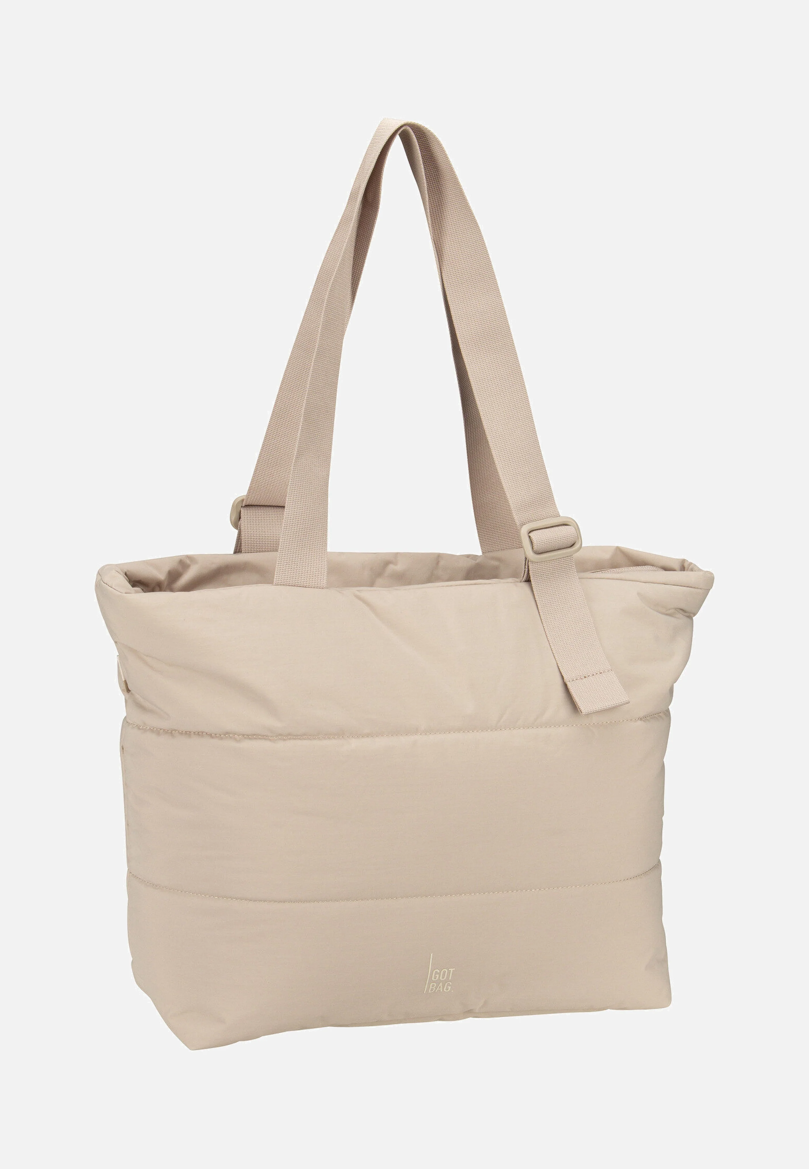Puffer Tote Bag Monochrome Scallop - Shopper