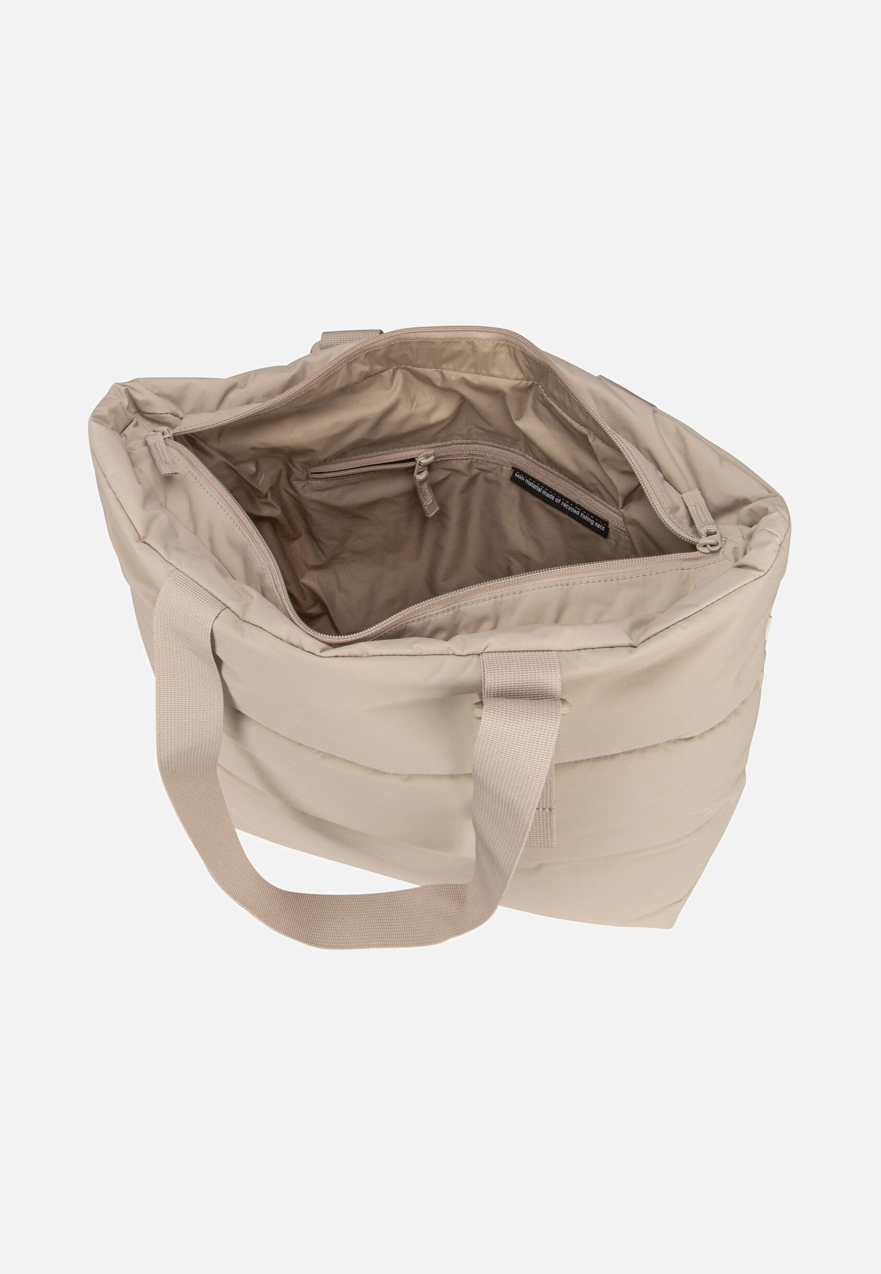 Puffer Tote Bag Monochrome Scallop - Shopper - Image 4