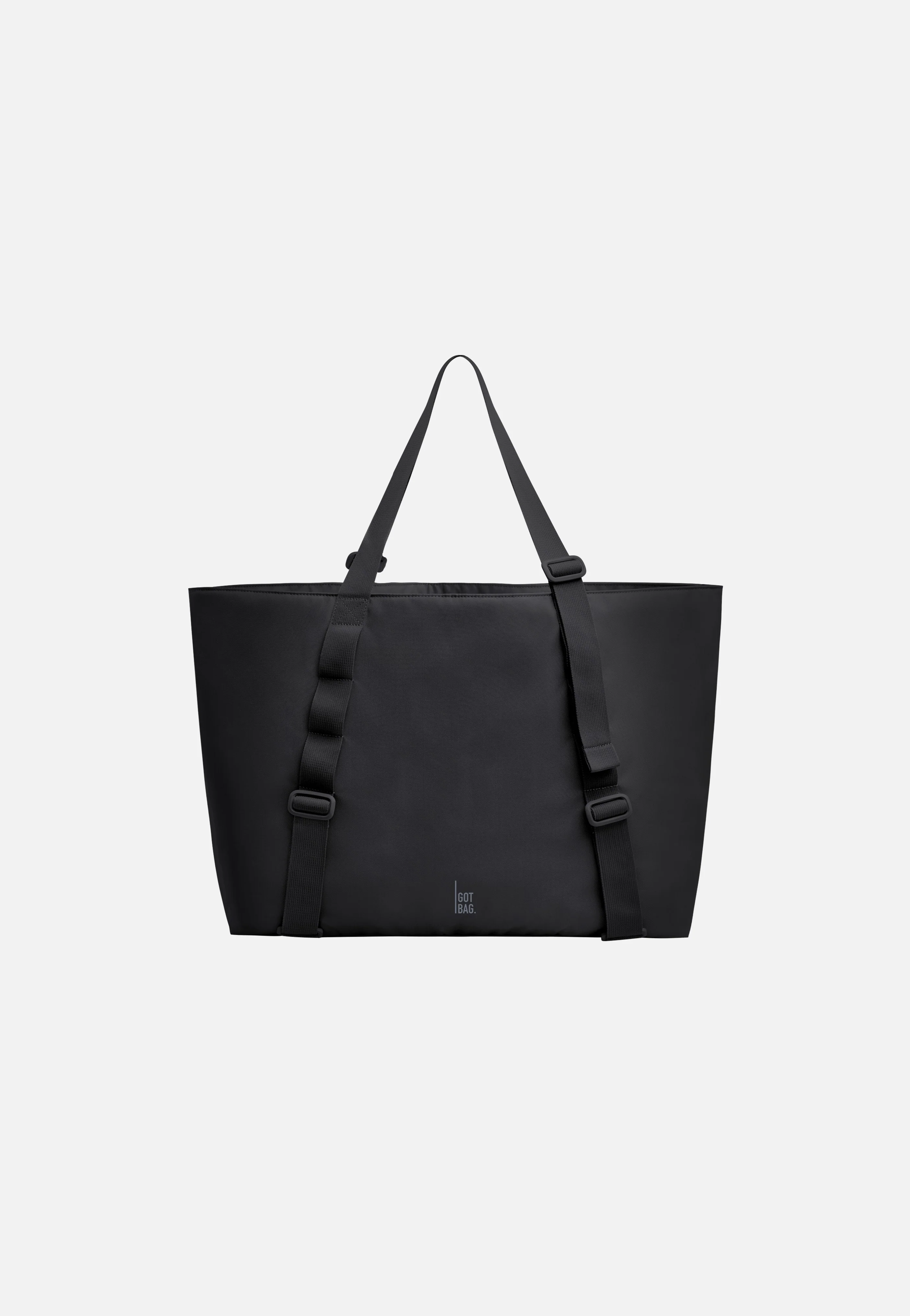 Tote Bag Large Monochrome Black - Shopper - Image 2