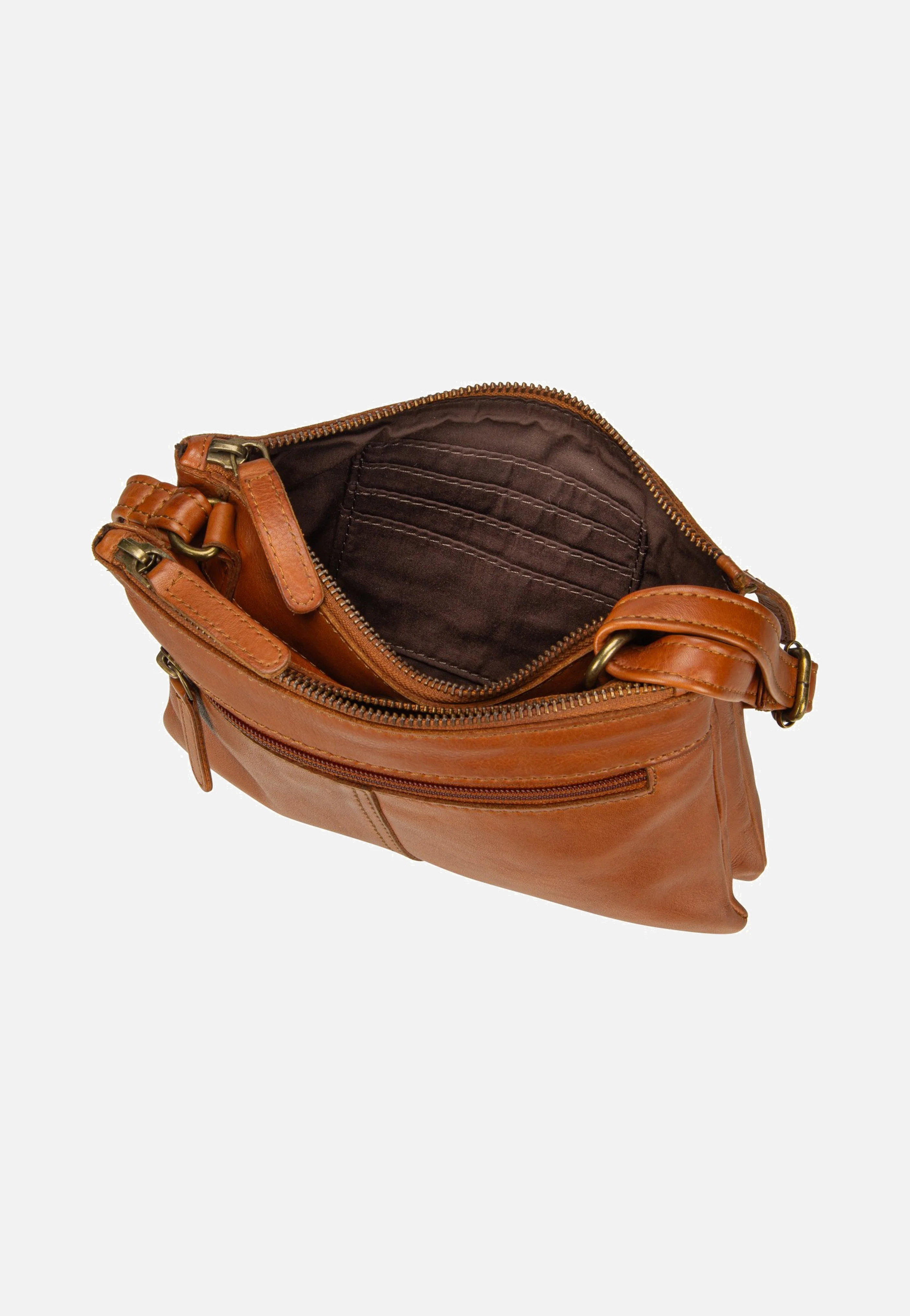 Colombiana Rv 3 Zip Small Nougat - Crossbody Bag - Image 5