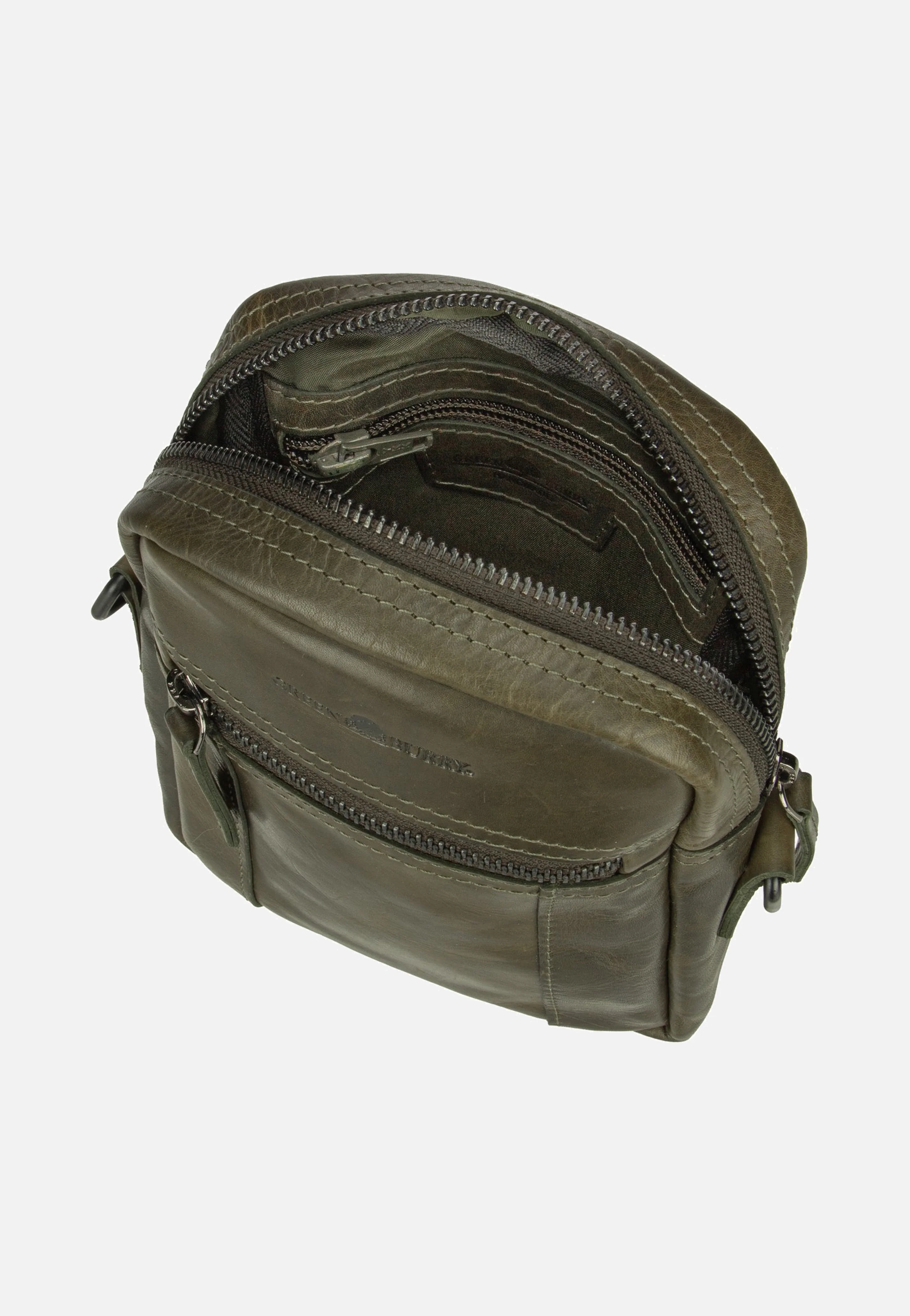 Newport Travel Umhänger Small British Green - Crossbody Bag - Image 4