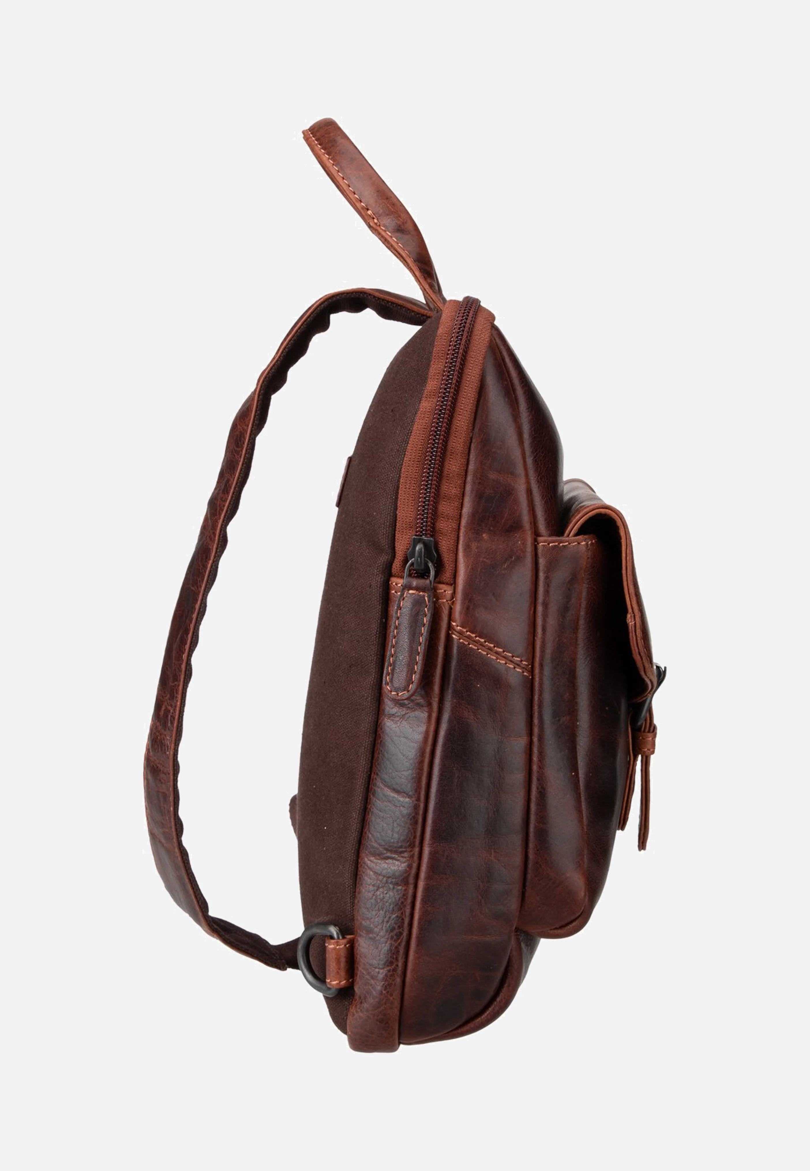Rugged Body-Crossover Bag I Teak Brown - Crossbody Bag - Image 3