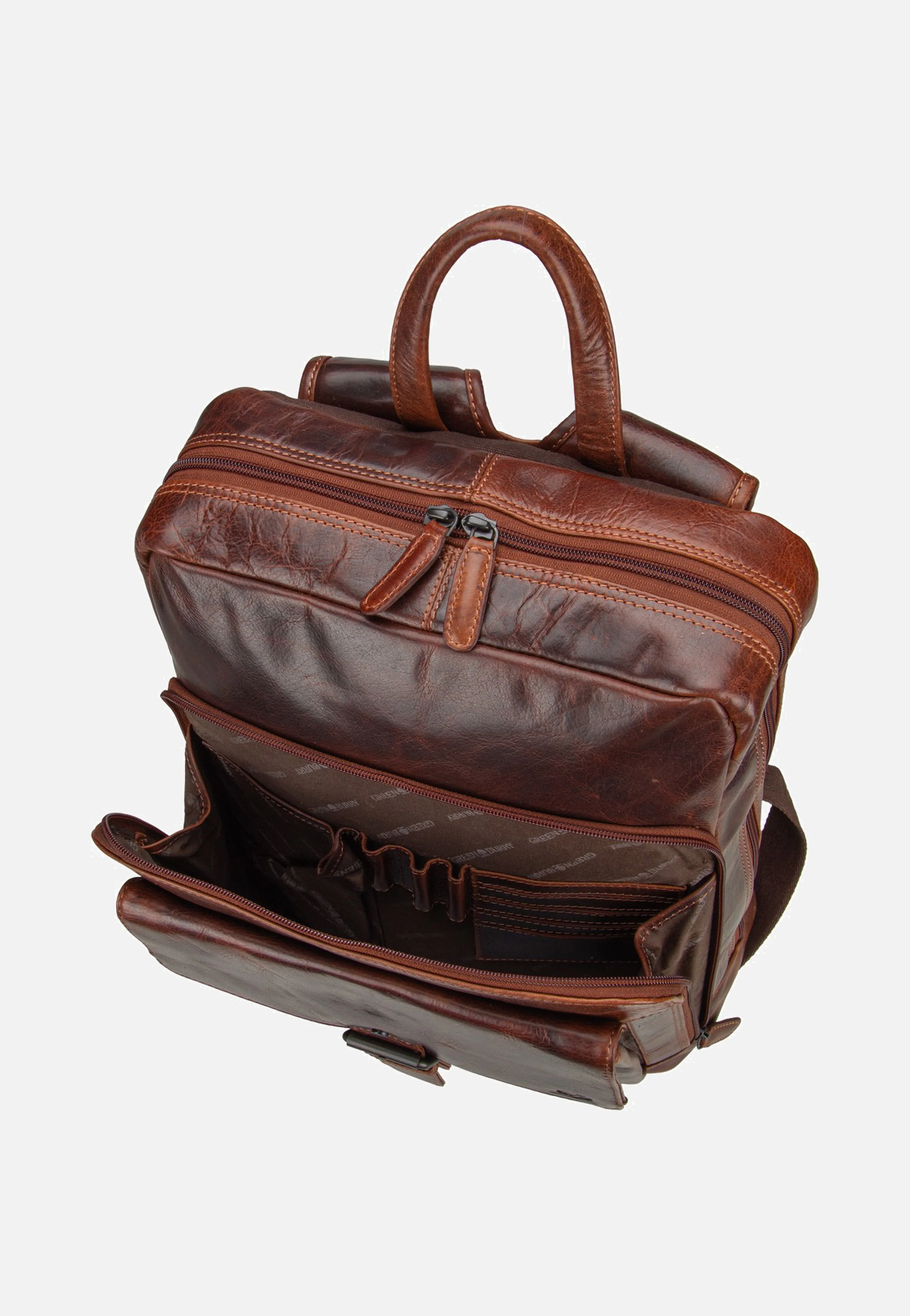 Rugged Business Teak Brown - Rucksack - Image 5