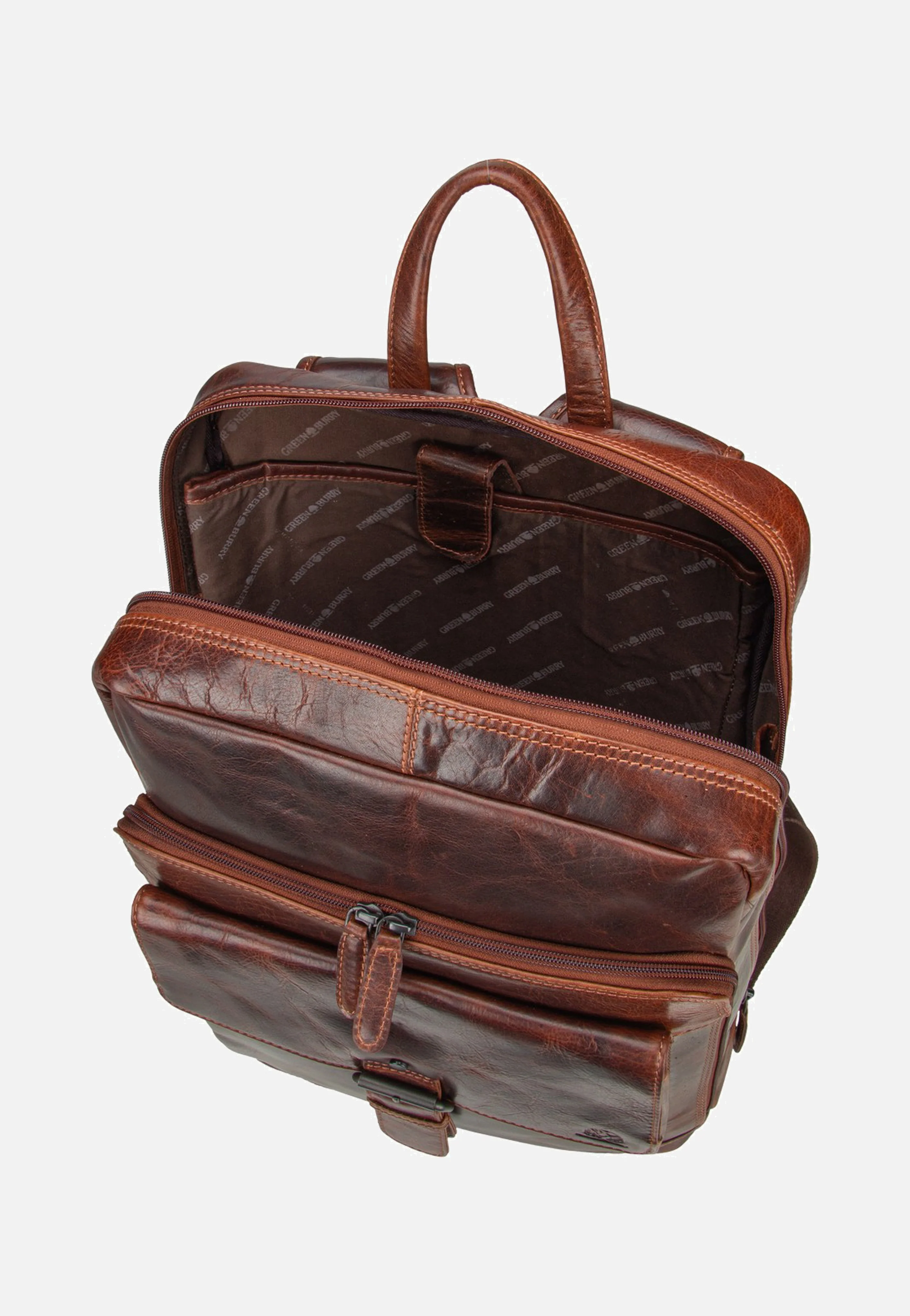 Rugged Business Teak Brown - Rucksack - Image 6