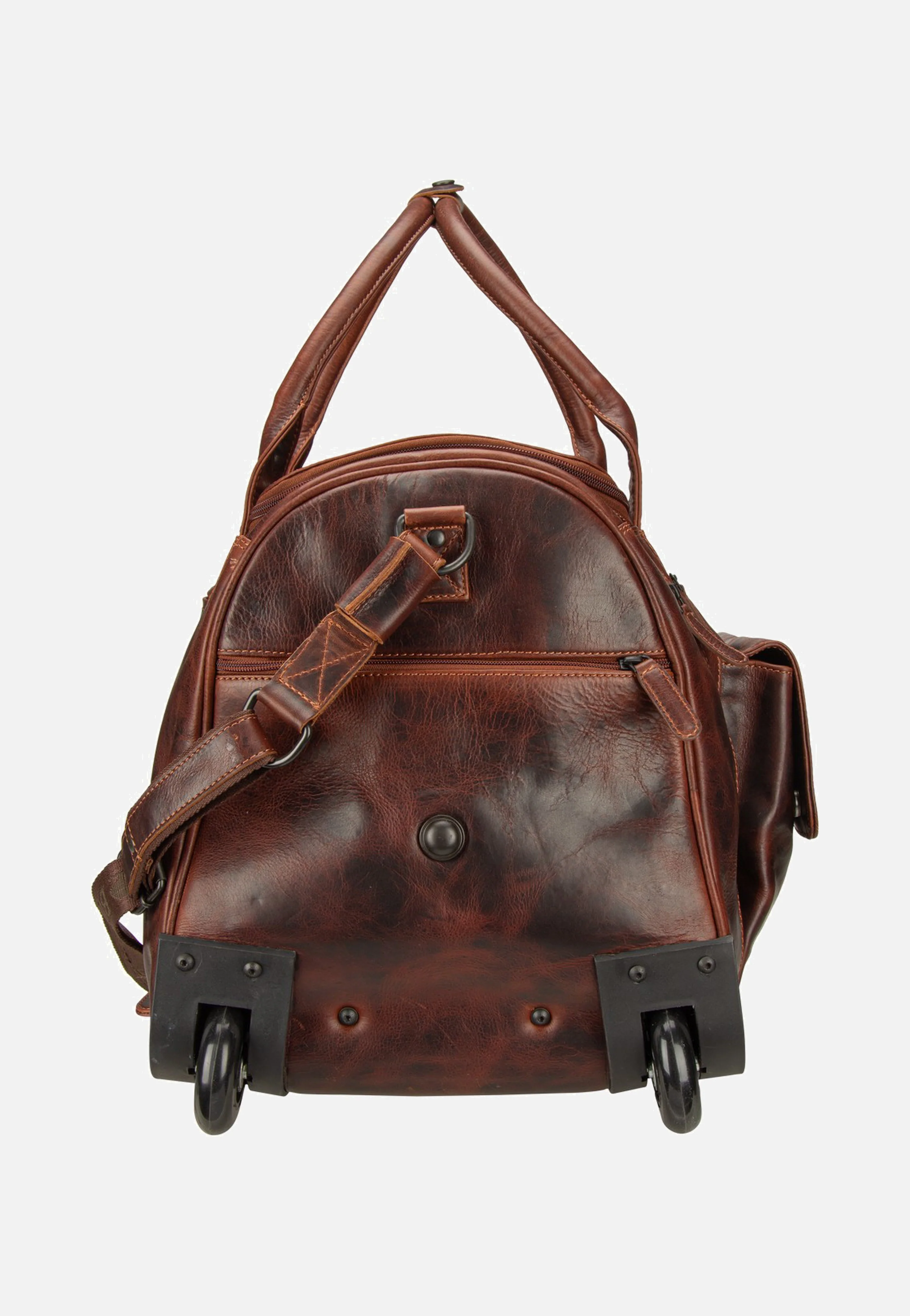 Rugged Trolley Traveller Teak Brown - Travel Bag - Image 4